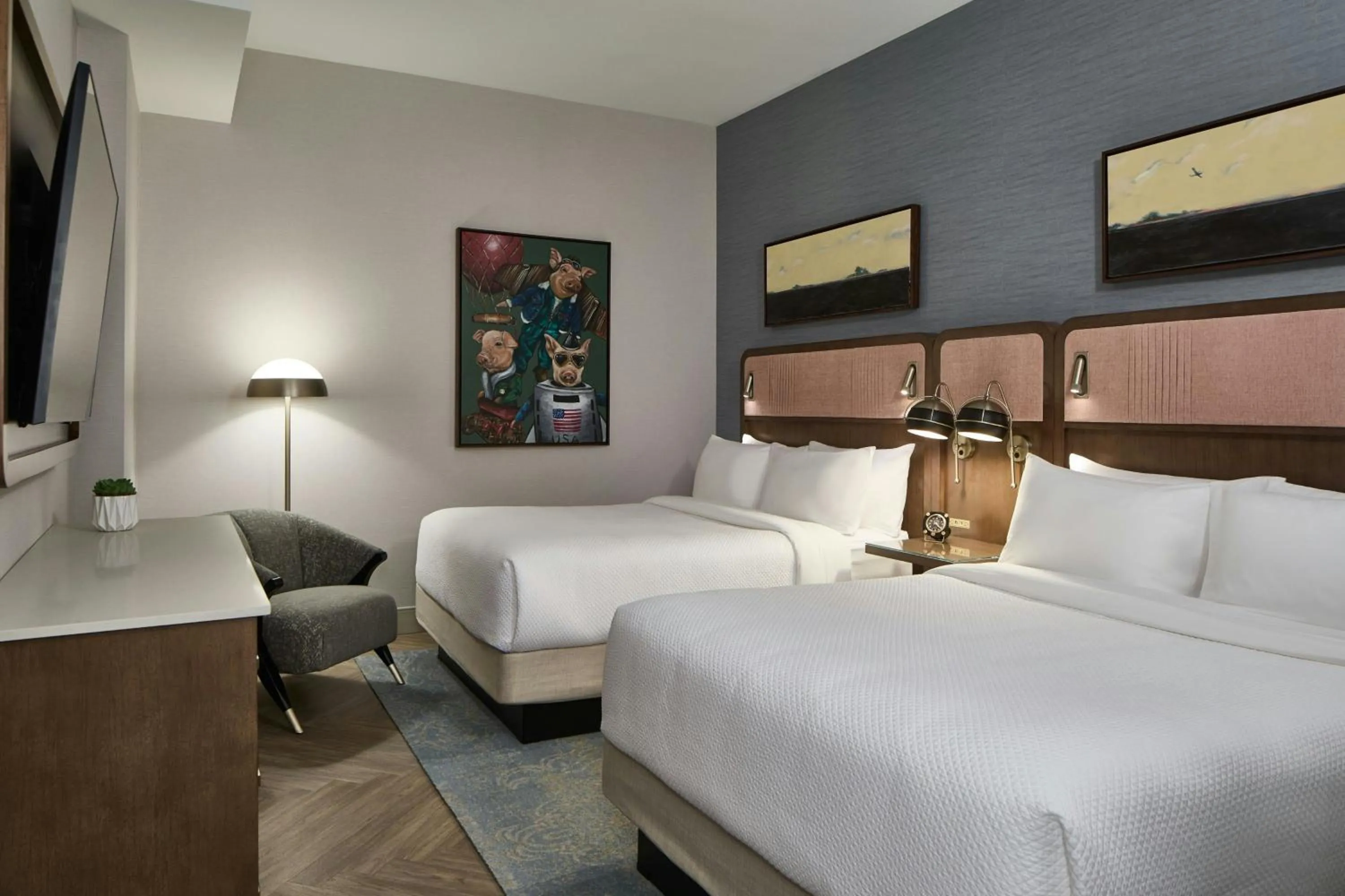 Bedroom, Bed in The Olive Ann Hotel, Grand Forks, a Tribute Portfolio Hotel