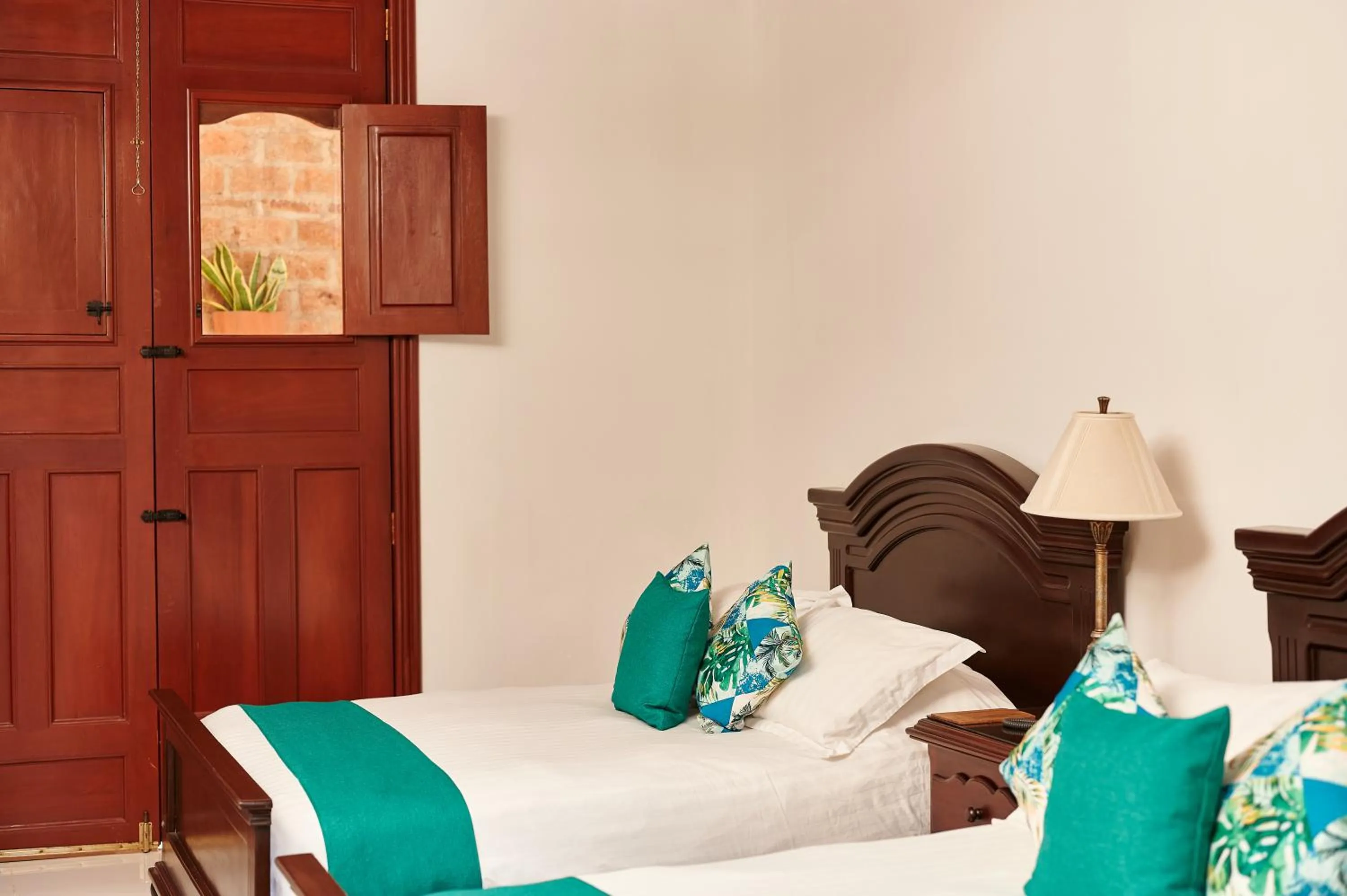 Bed in Hotel Plaza Colon - Granada Nicaragua