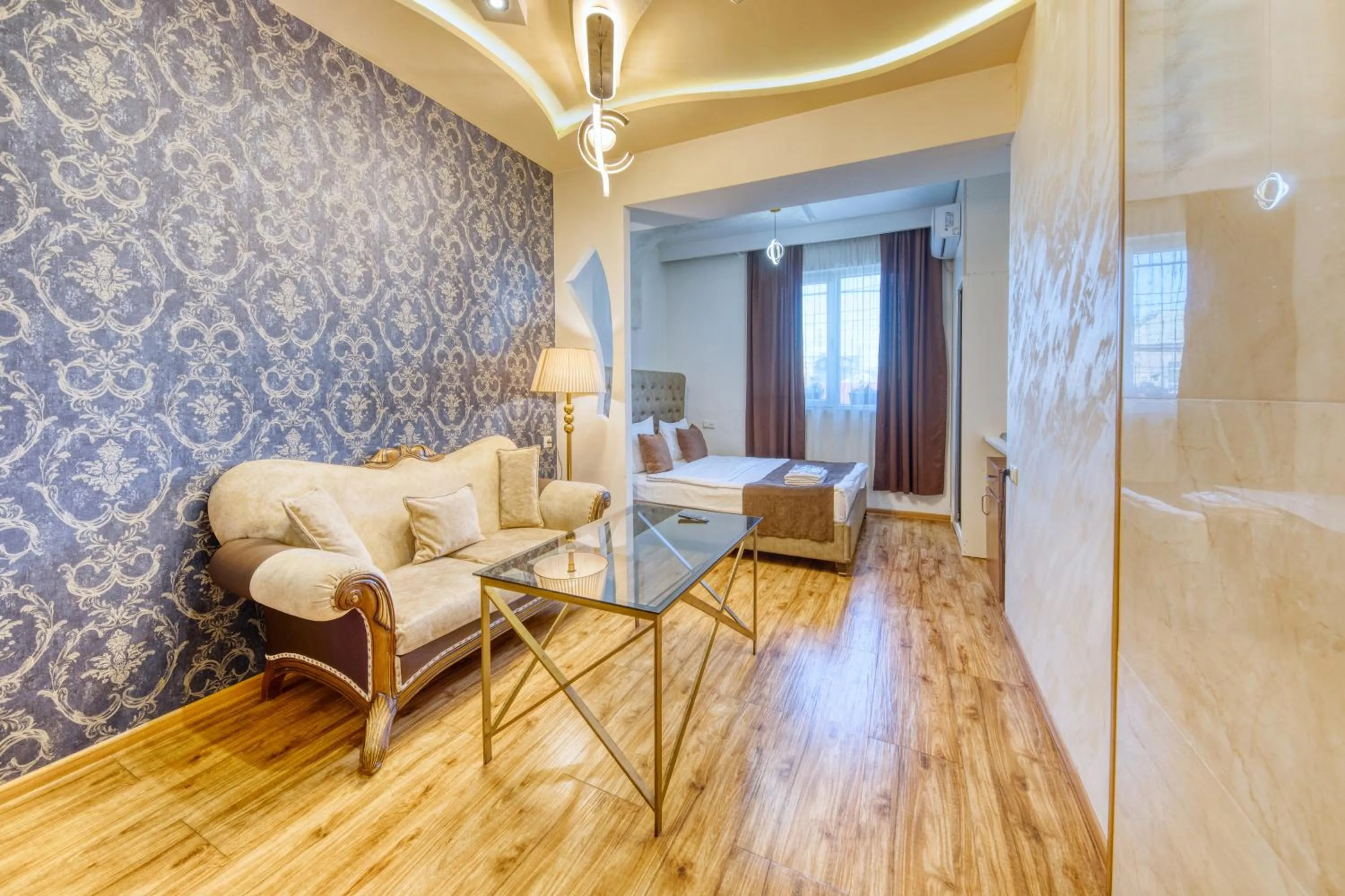 Seating area in Aleppo Hotel