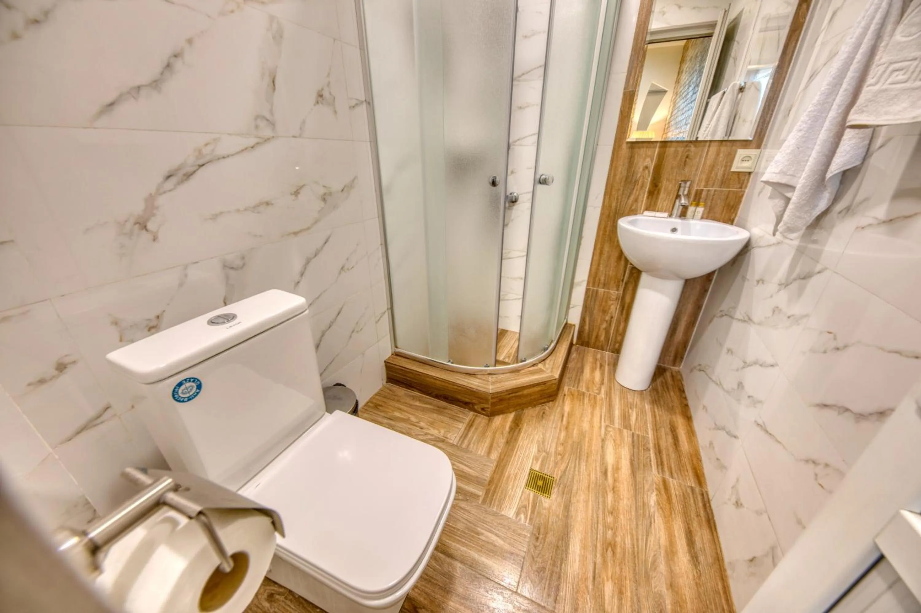 Shower in Aleppo Hotel