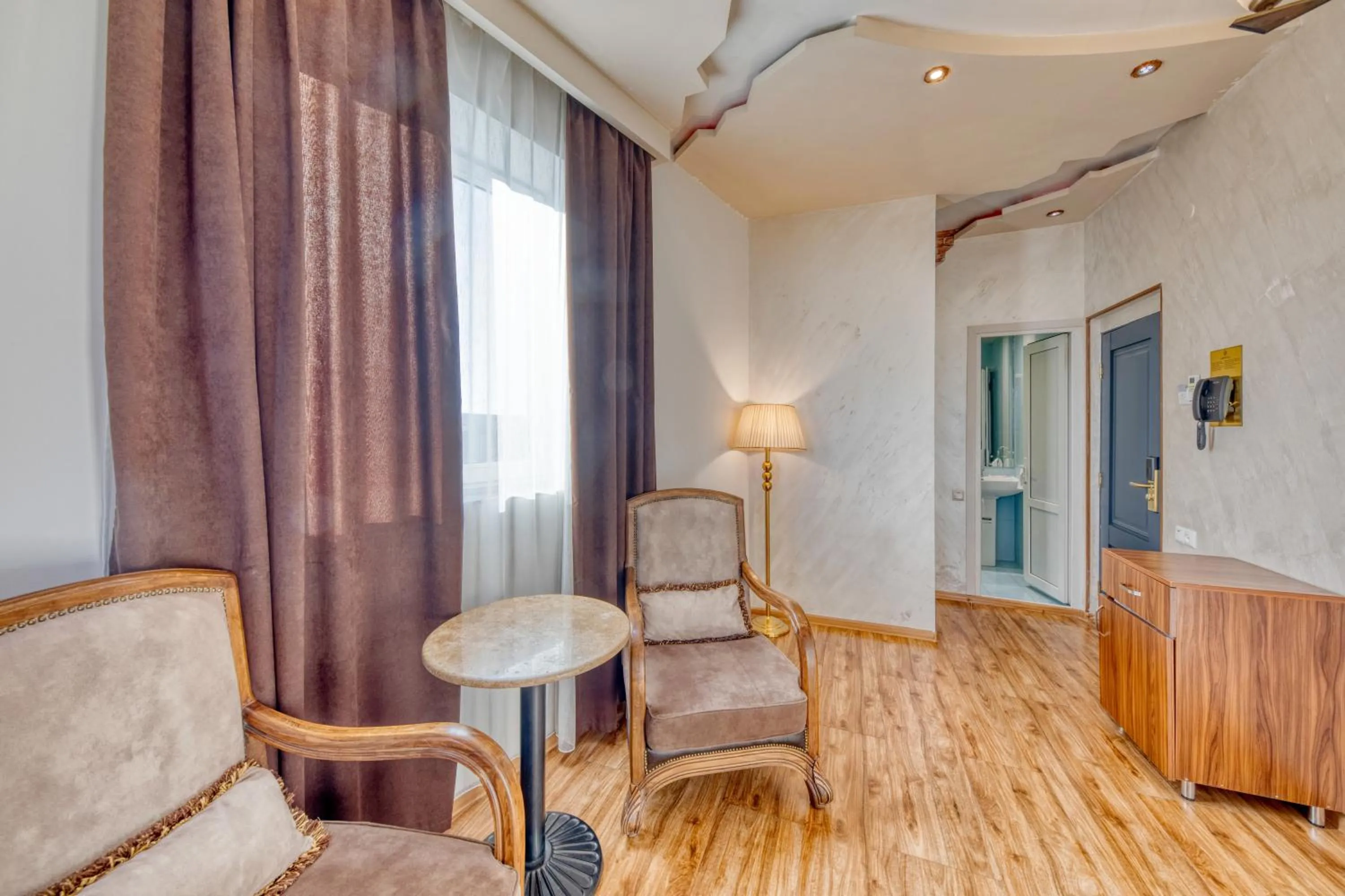 Seating area in Aleppo Hotel