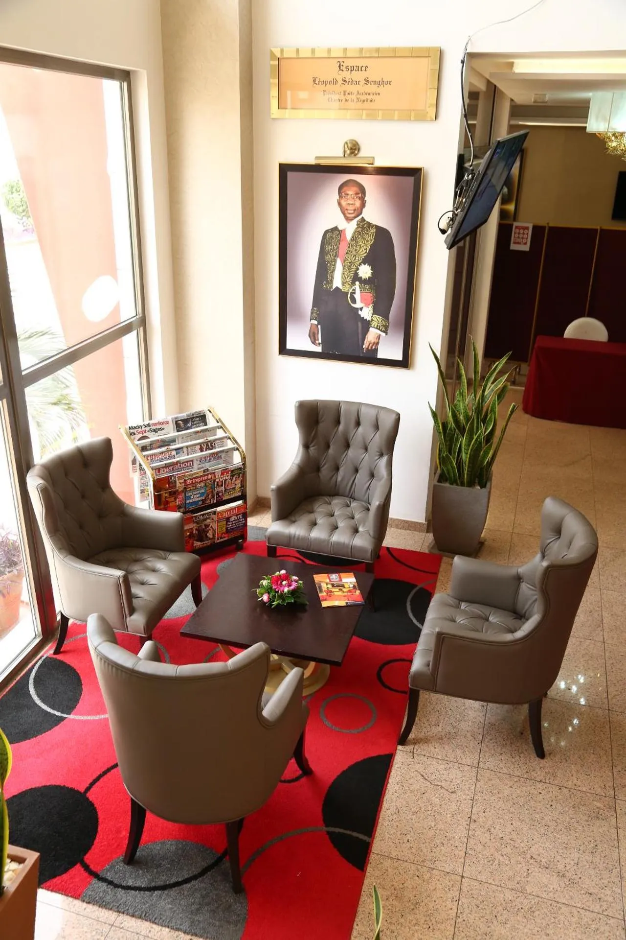 Living room in Hôtel Fleur de Lys Plateau