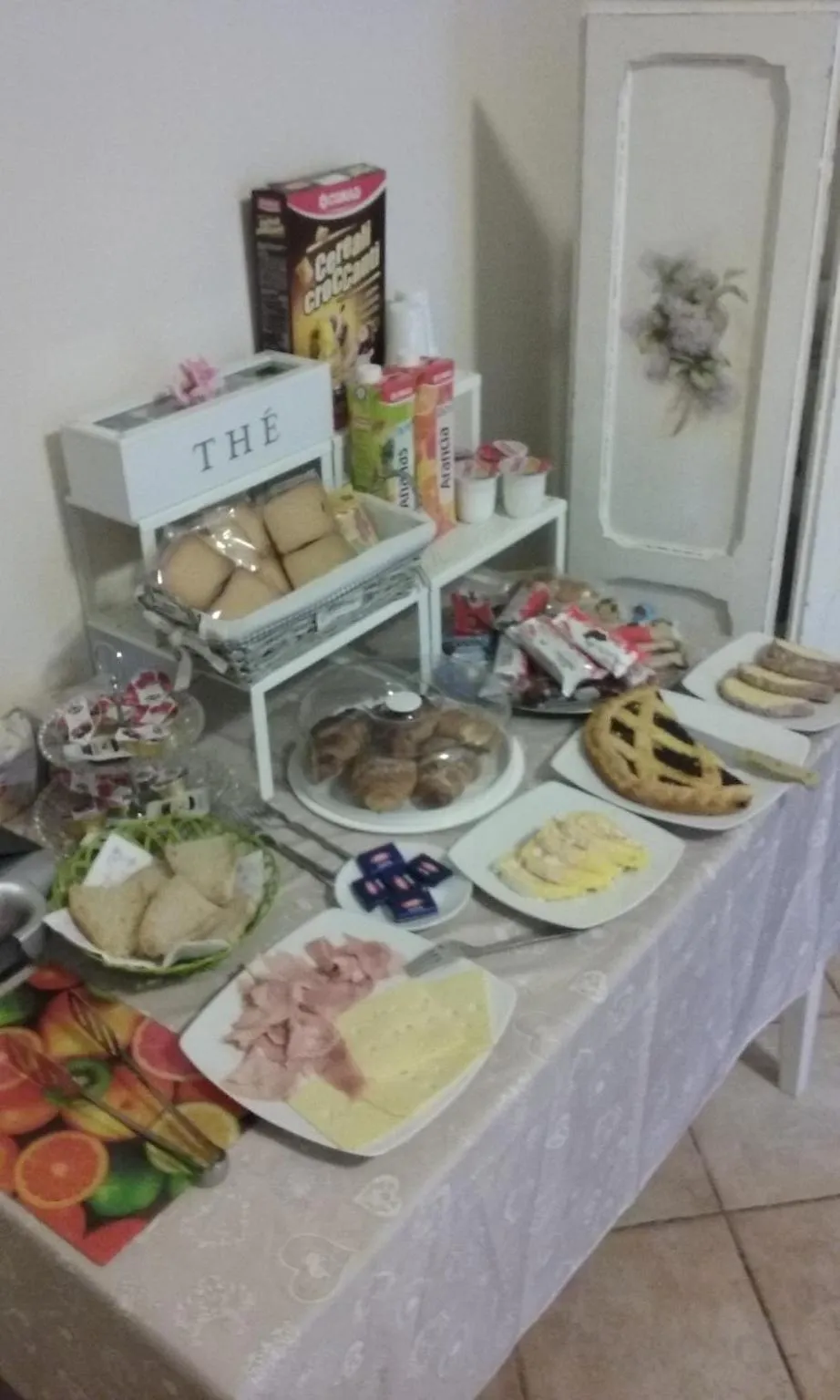 Food and drinks in B&B Villa Maria