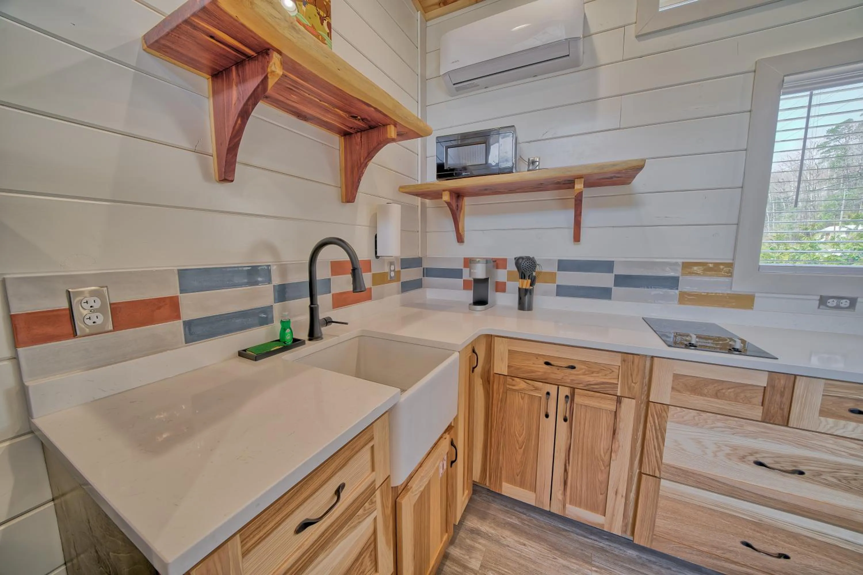 kitchen in Dudley Creek RV Resort