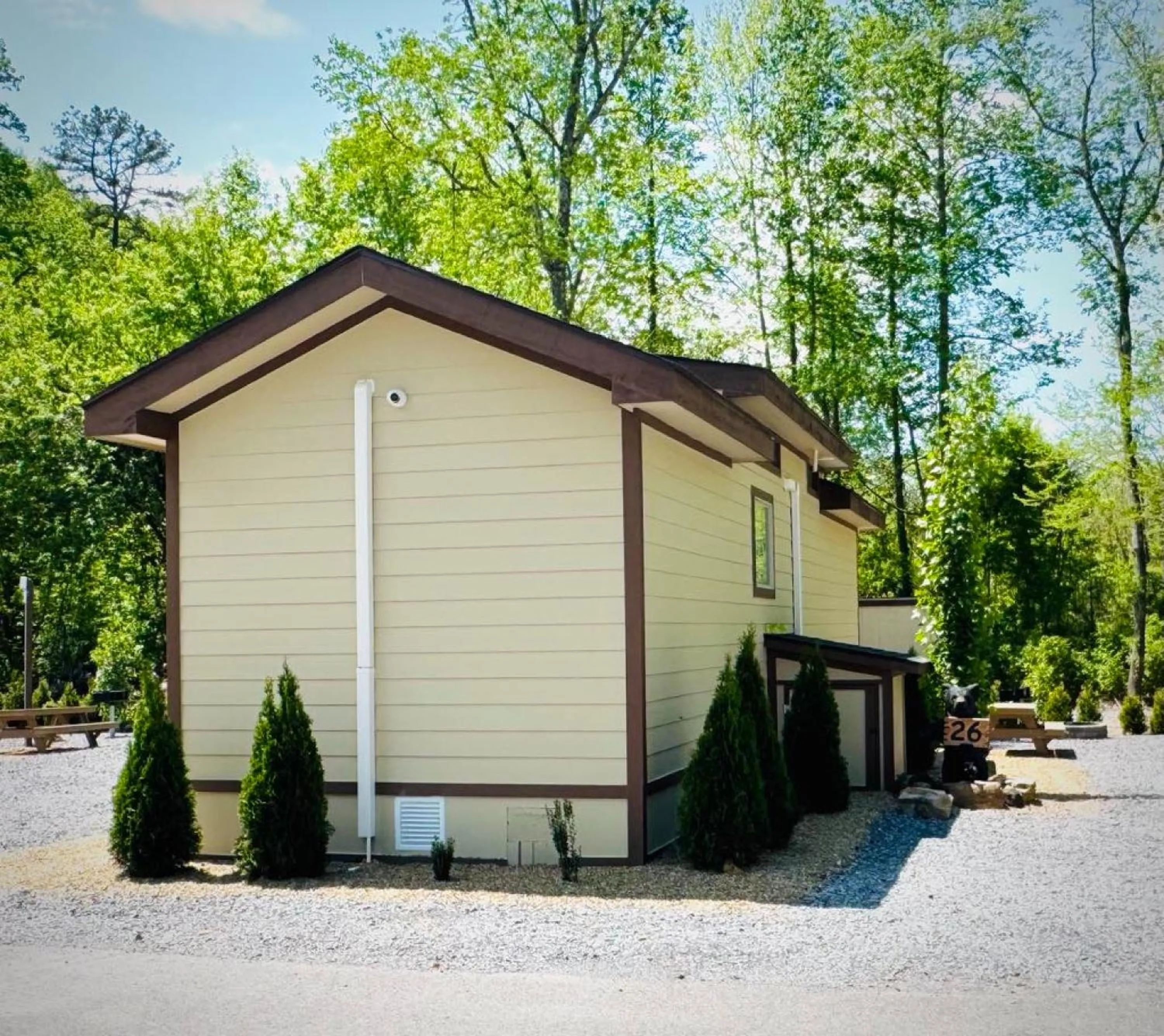 Property building in Dudley Creek RV Resort