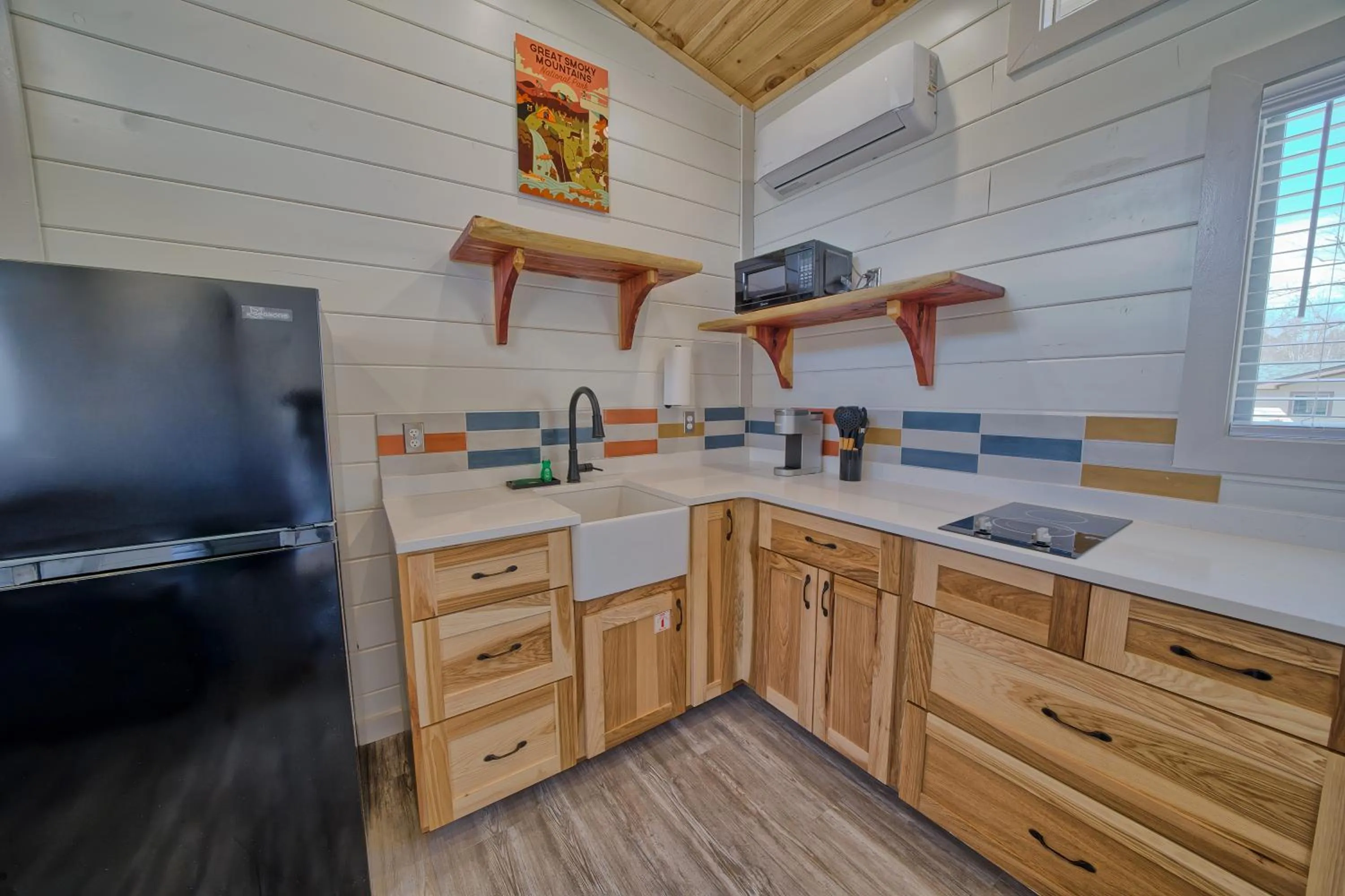 kitchen in Dudley Creek RV Resort