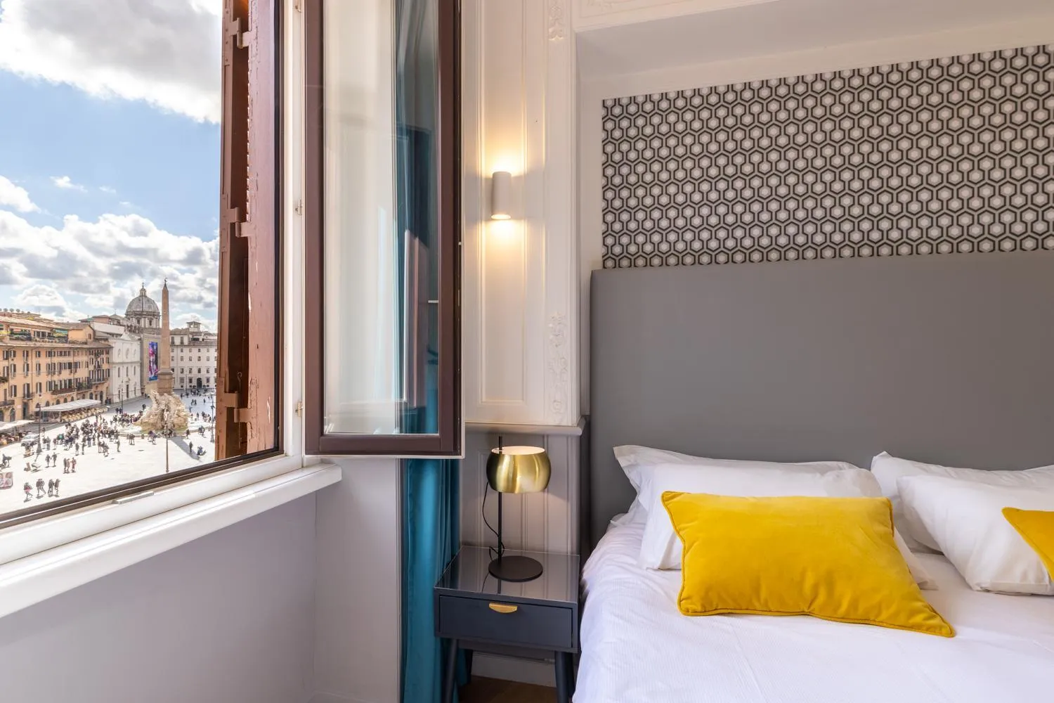 View (from property/room), Bed in Navona 49 Luxury Suites&Apartment