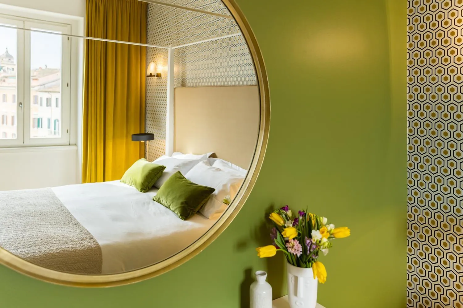 Bed in Navona 49 Luxury Suites&Apartment