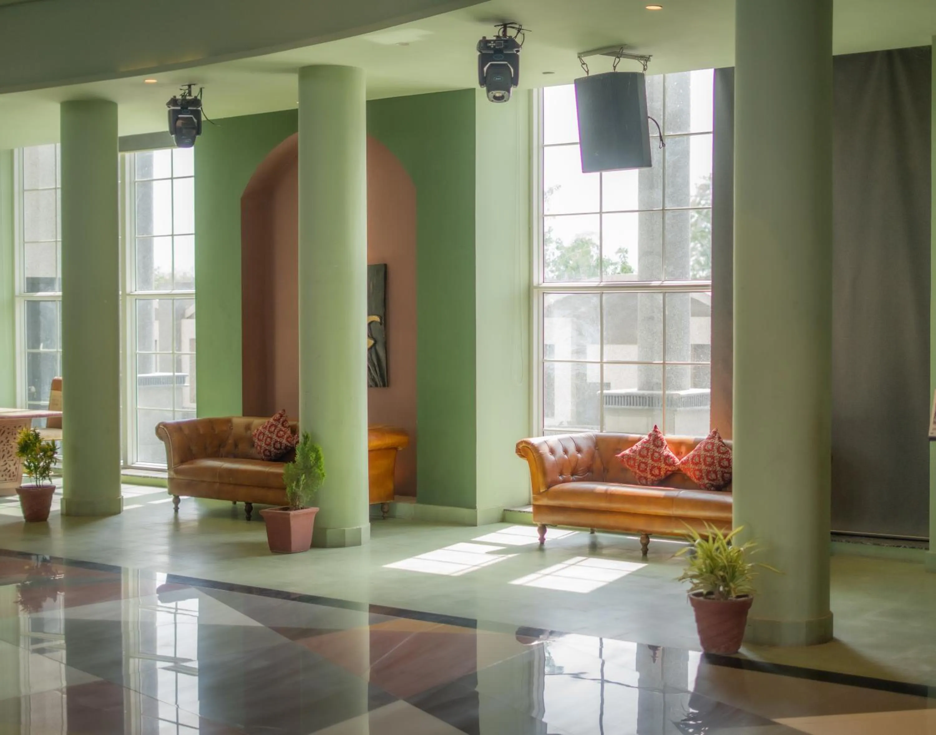 Living room in The Sky Imperial, Jodhpur