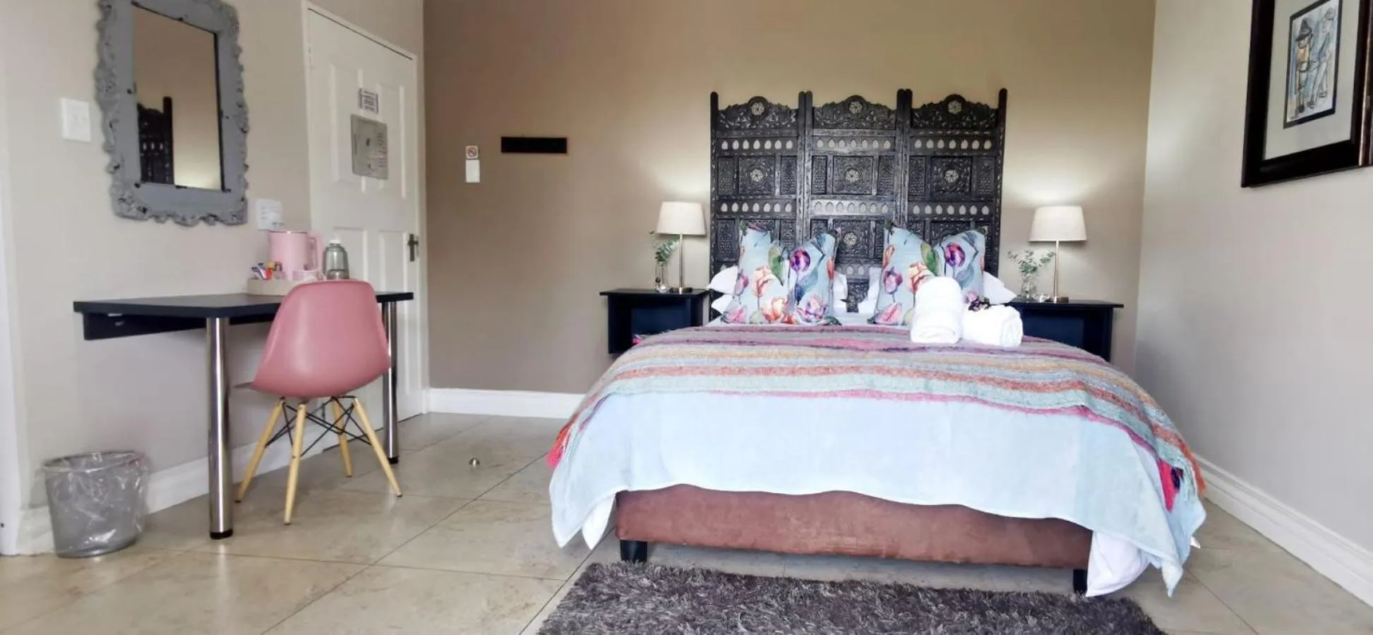 Bedroom, Bed in Bokmakierie Gastehuis Emalahleni Pty Ltd