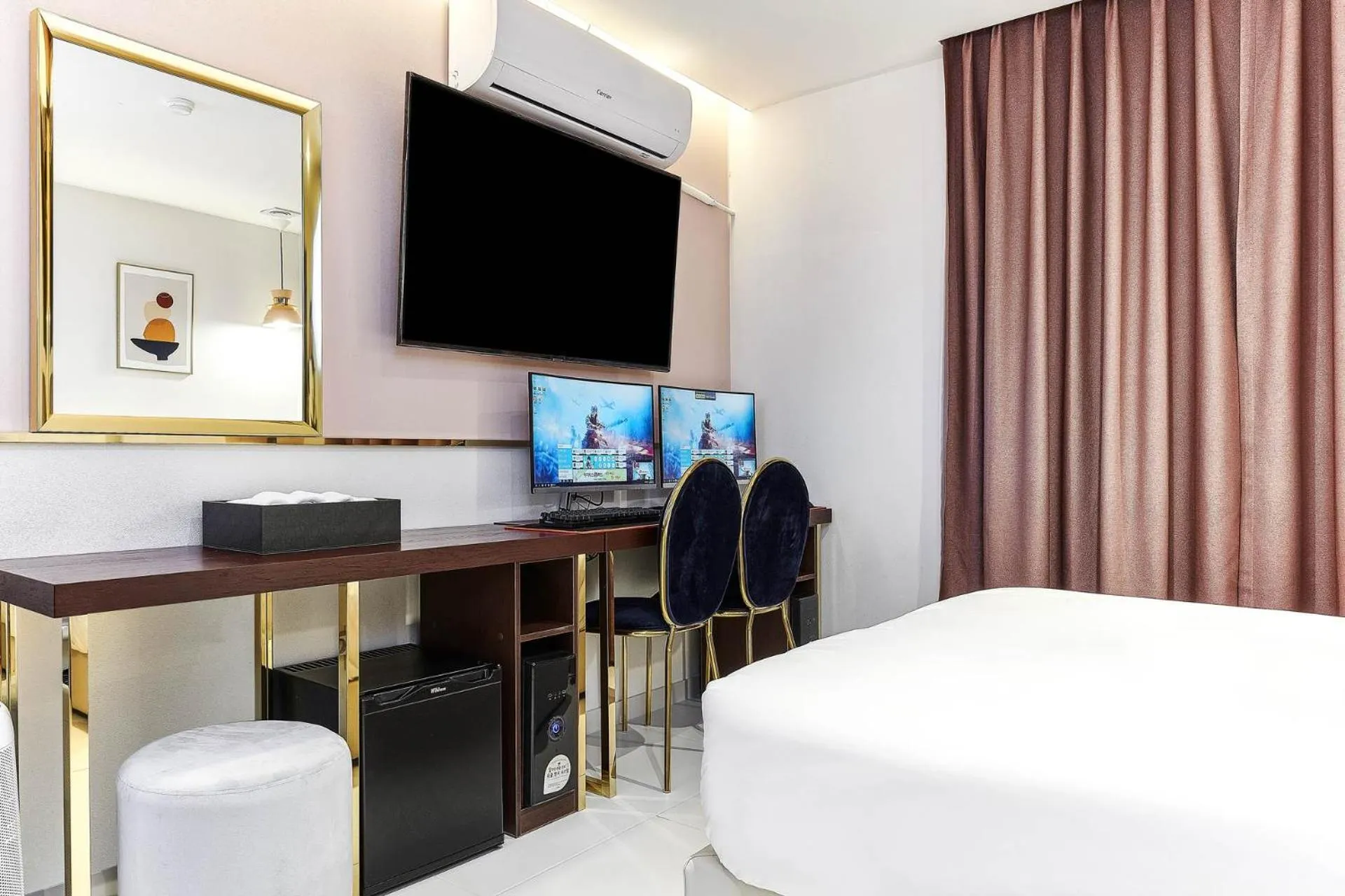 Bed in Wonju May hotel