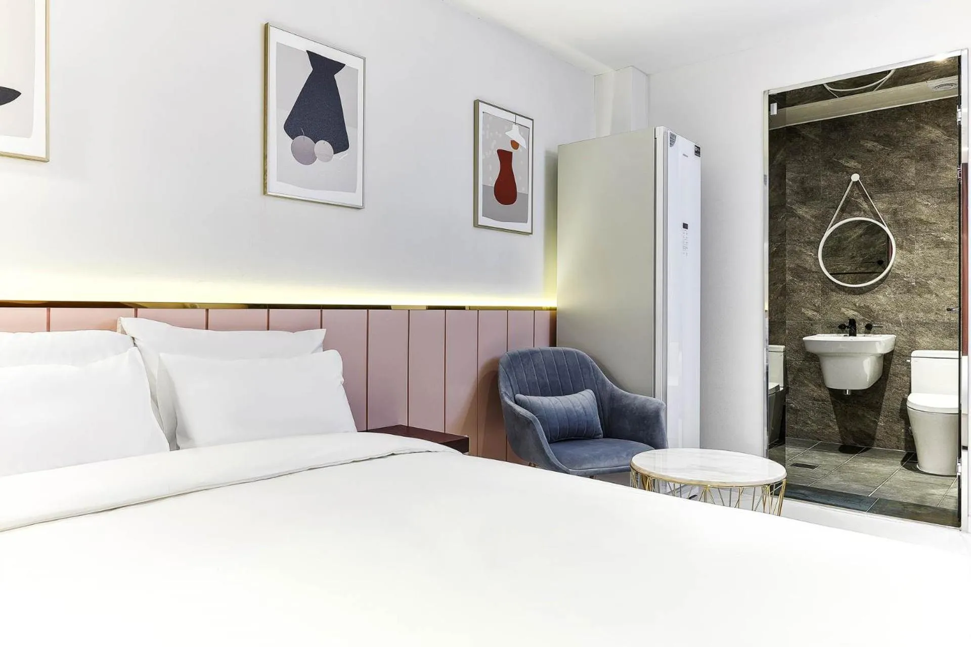 Bed in Wonju May hotel