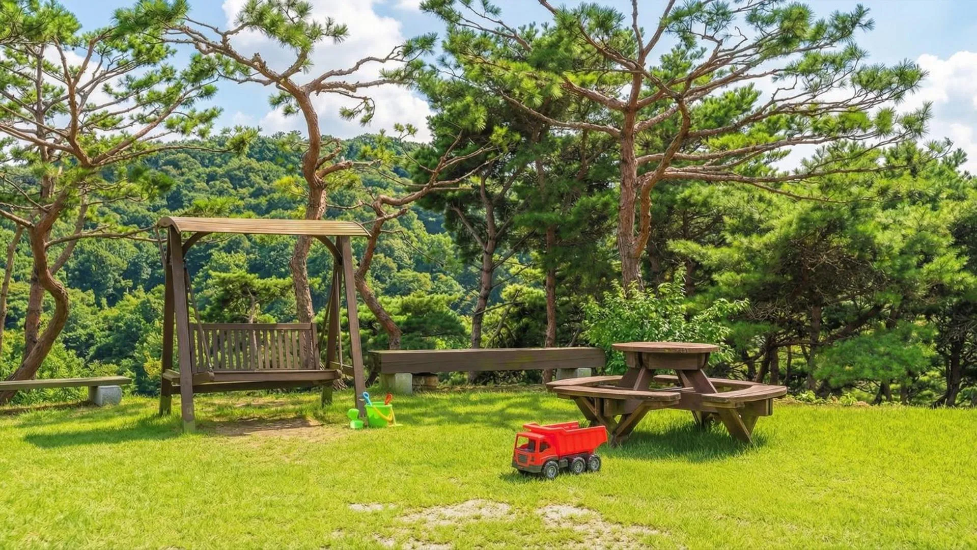 Property building in Seokmodo supsokbadapunggyeong pension