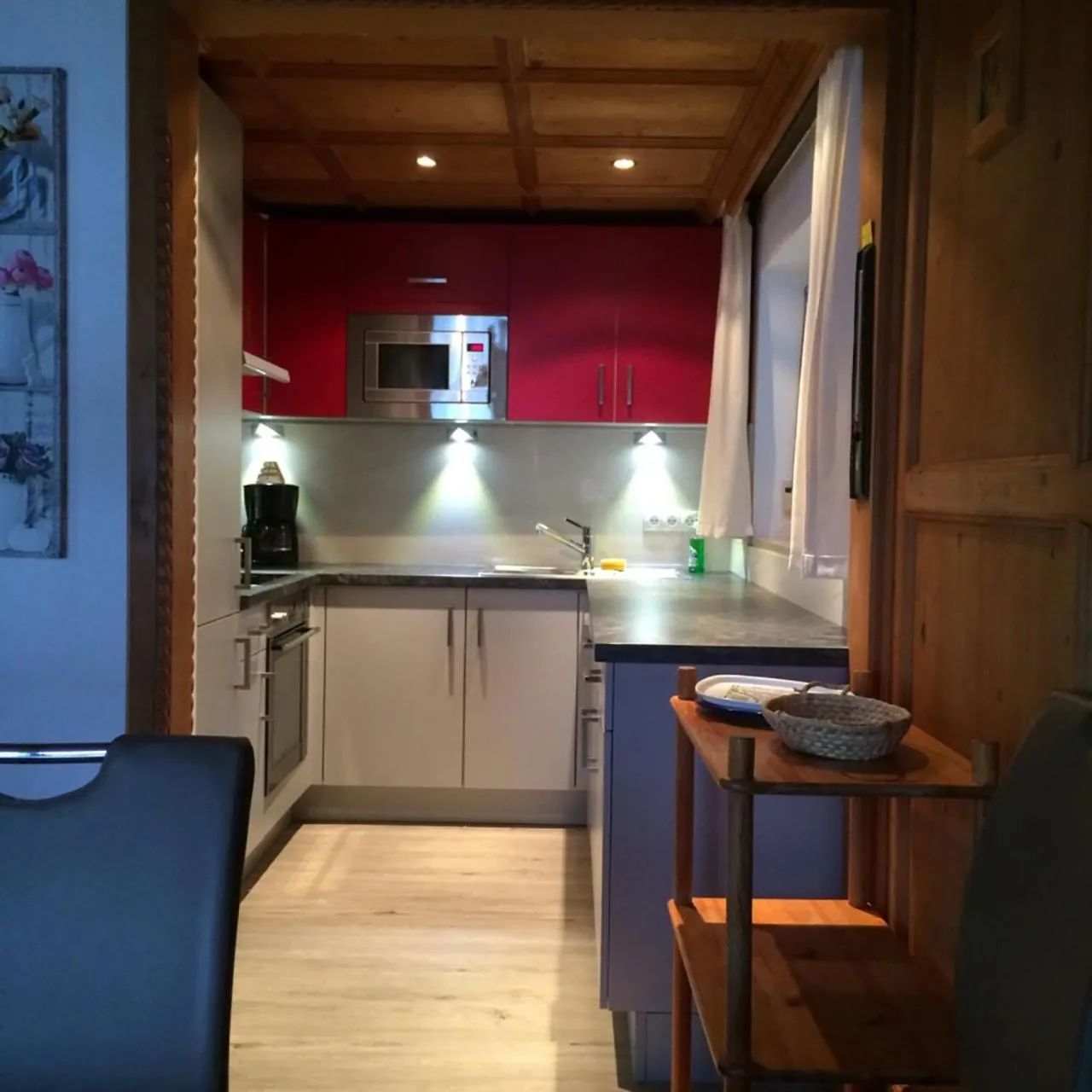 Kitchen or kitchenette in Ferienhaus Freizeit