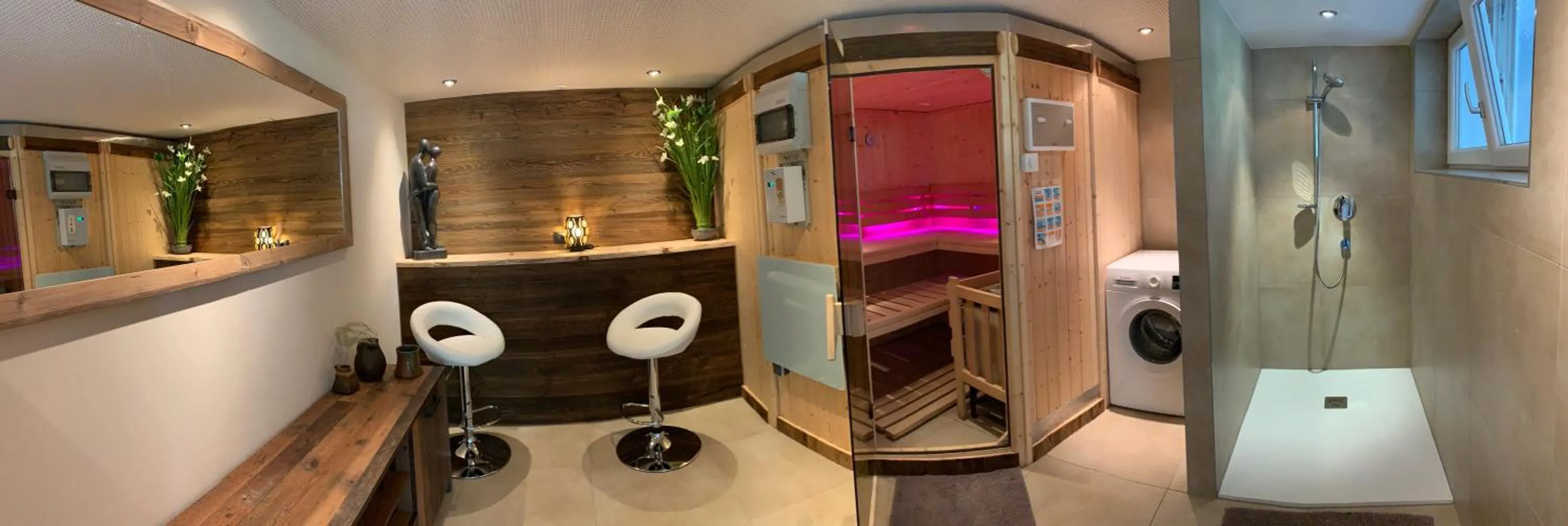 Shower in Ferienhaus Freizeit