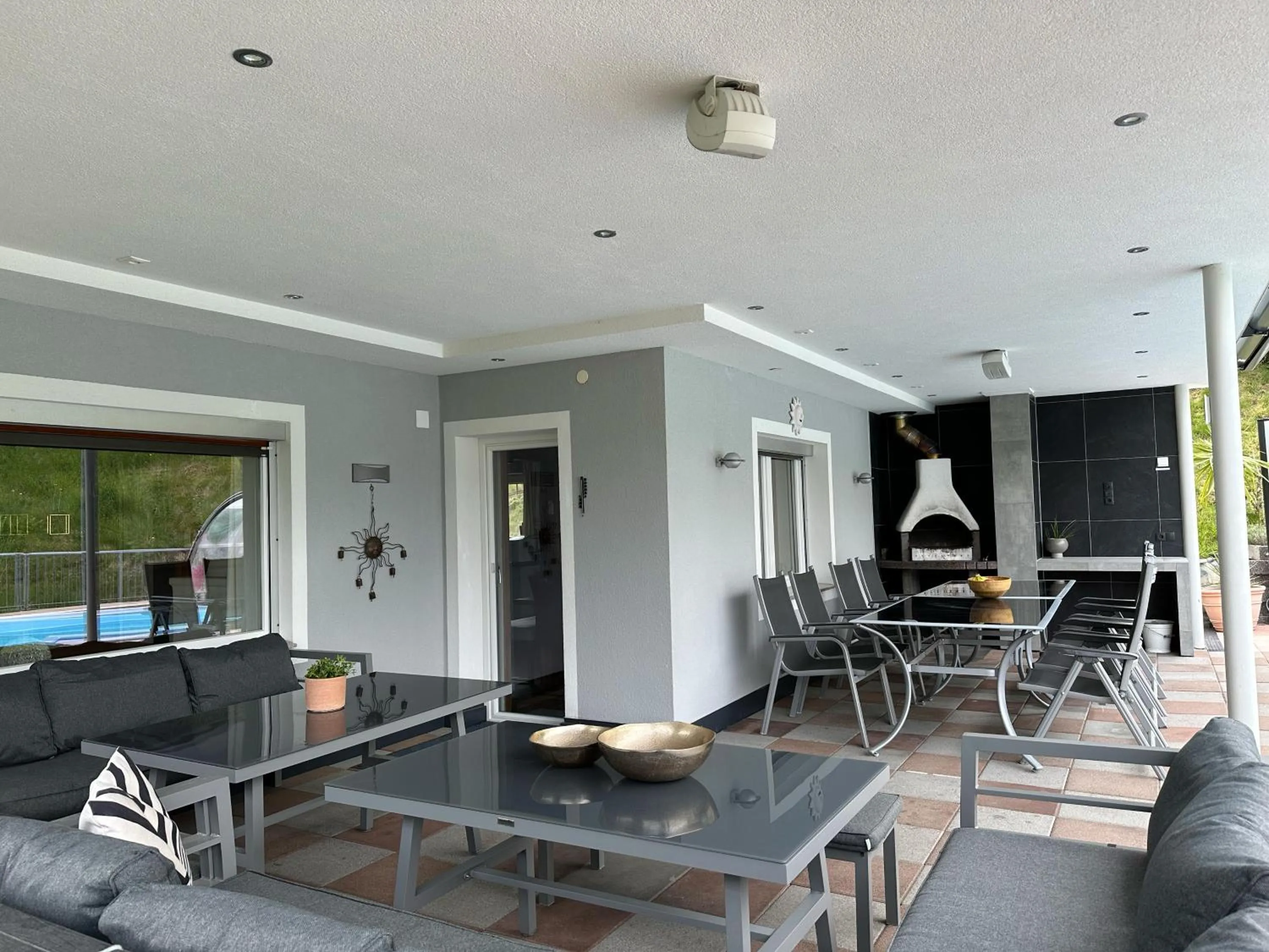 BBQ facilities in Ferienhaus Freizeit