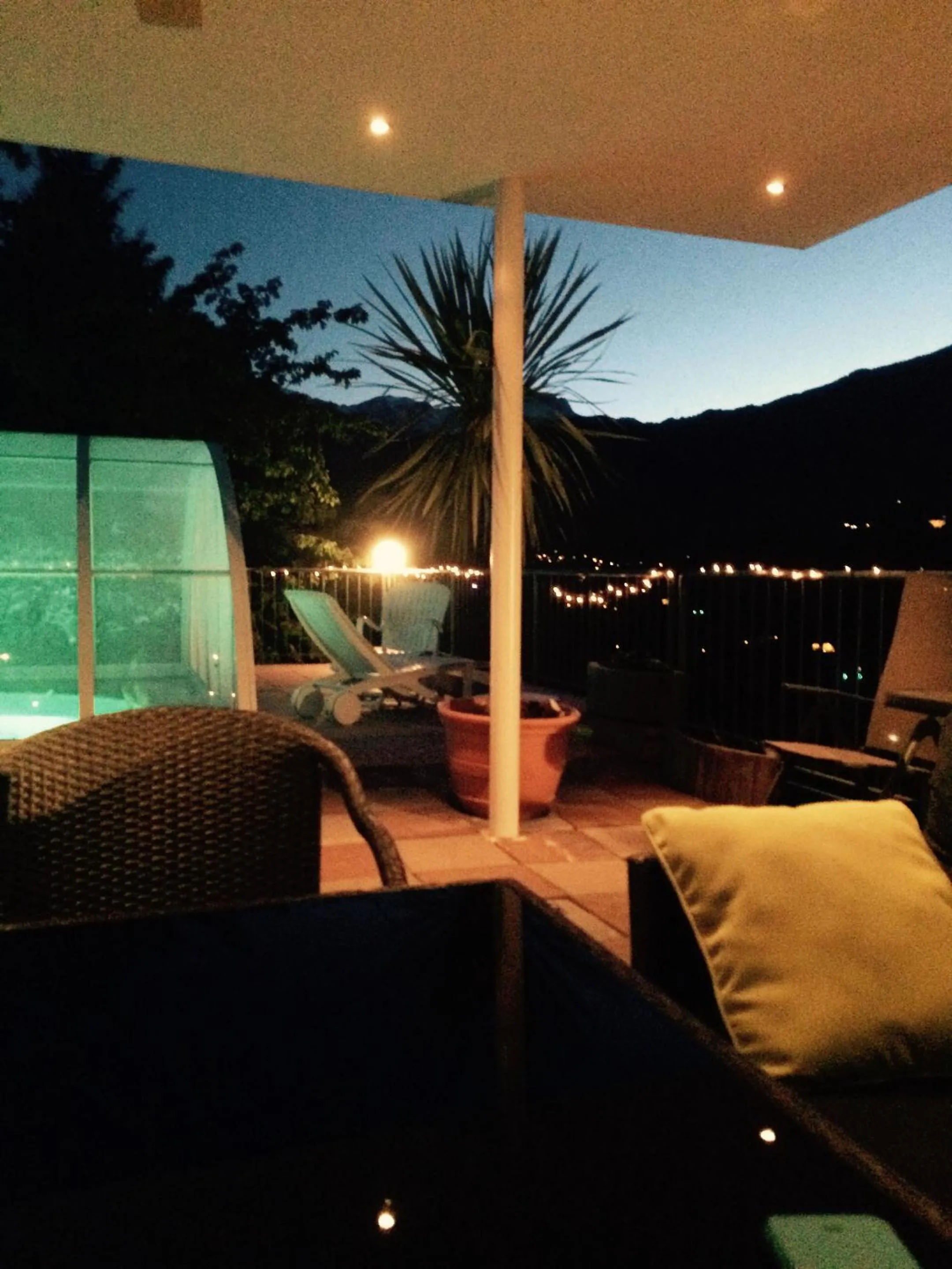 Night in Ferienhaus Freizeit