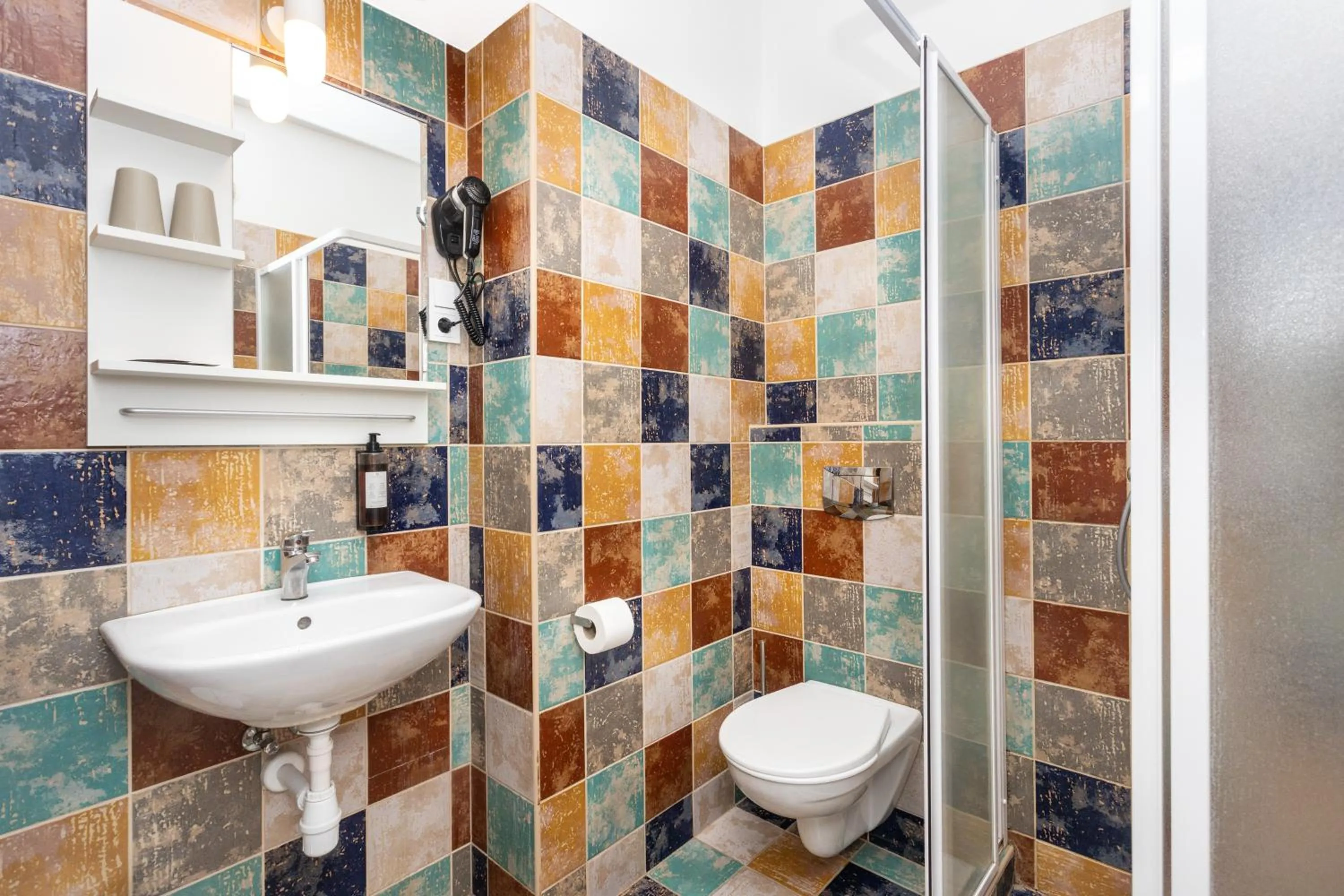 Shower in Moja Accommodation