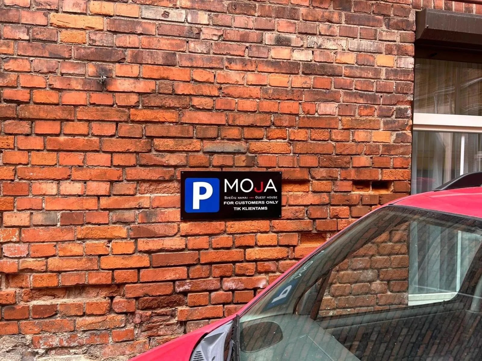 Parking in Moja Accommodation