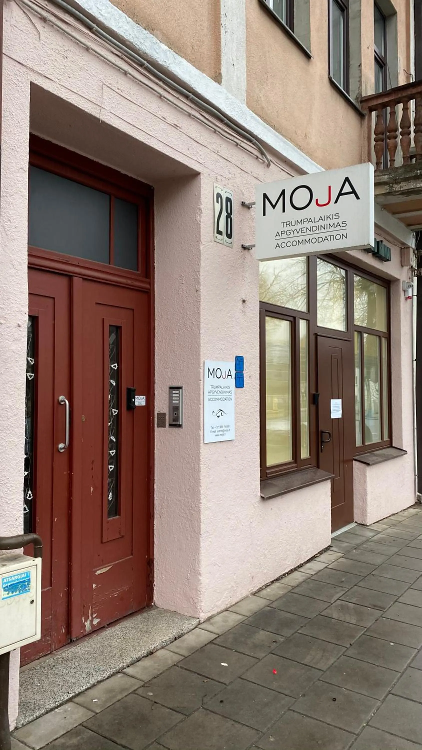 Facade/entrance in Moja Accommodation