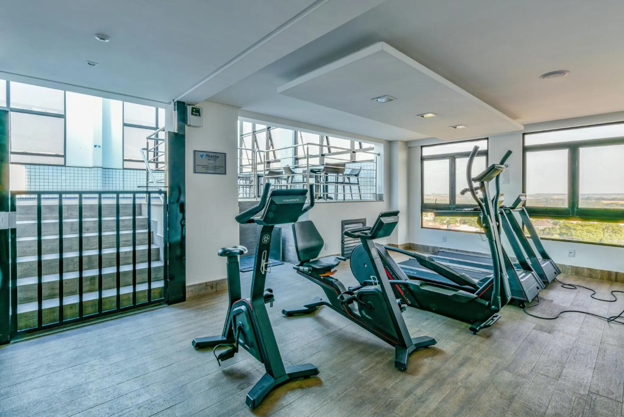 Fitness centre/facilities in Plaza Inn Breeze Aeroporto