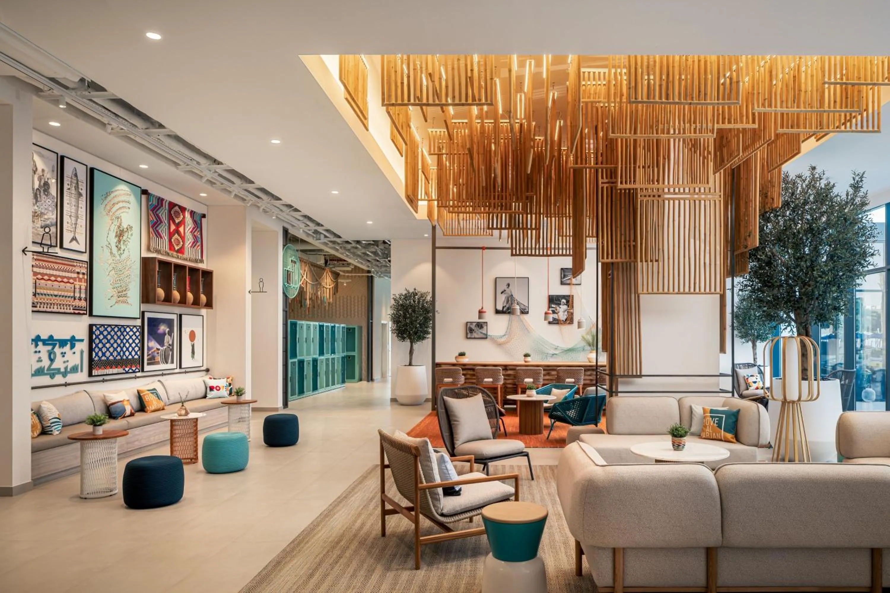 Lobby or reception in Rove Al Marjan Island