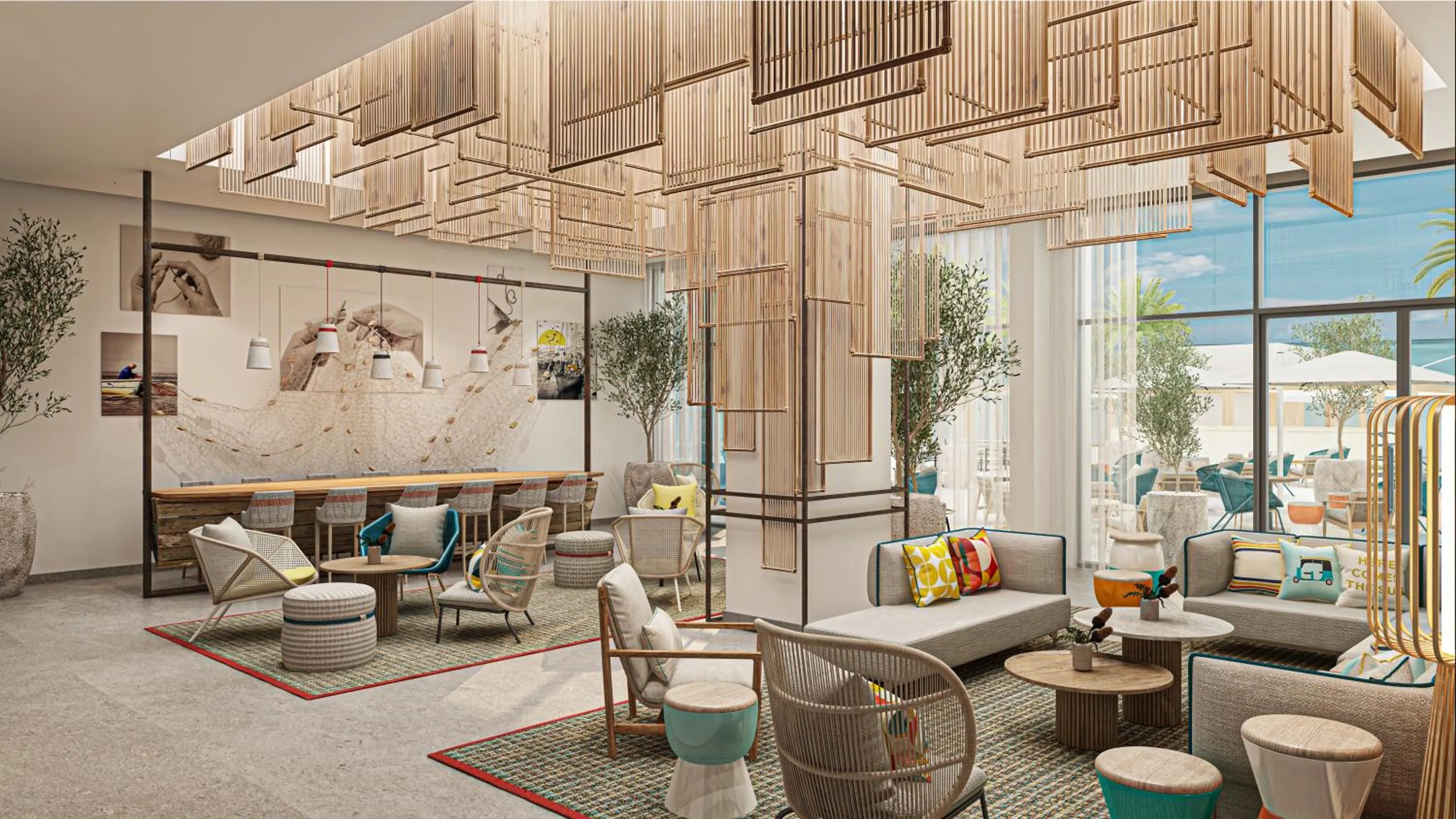 Lobby or reception in Rove Al Marjan Island