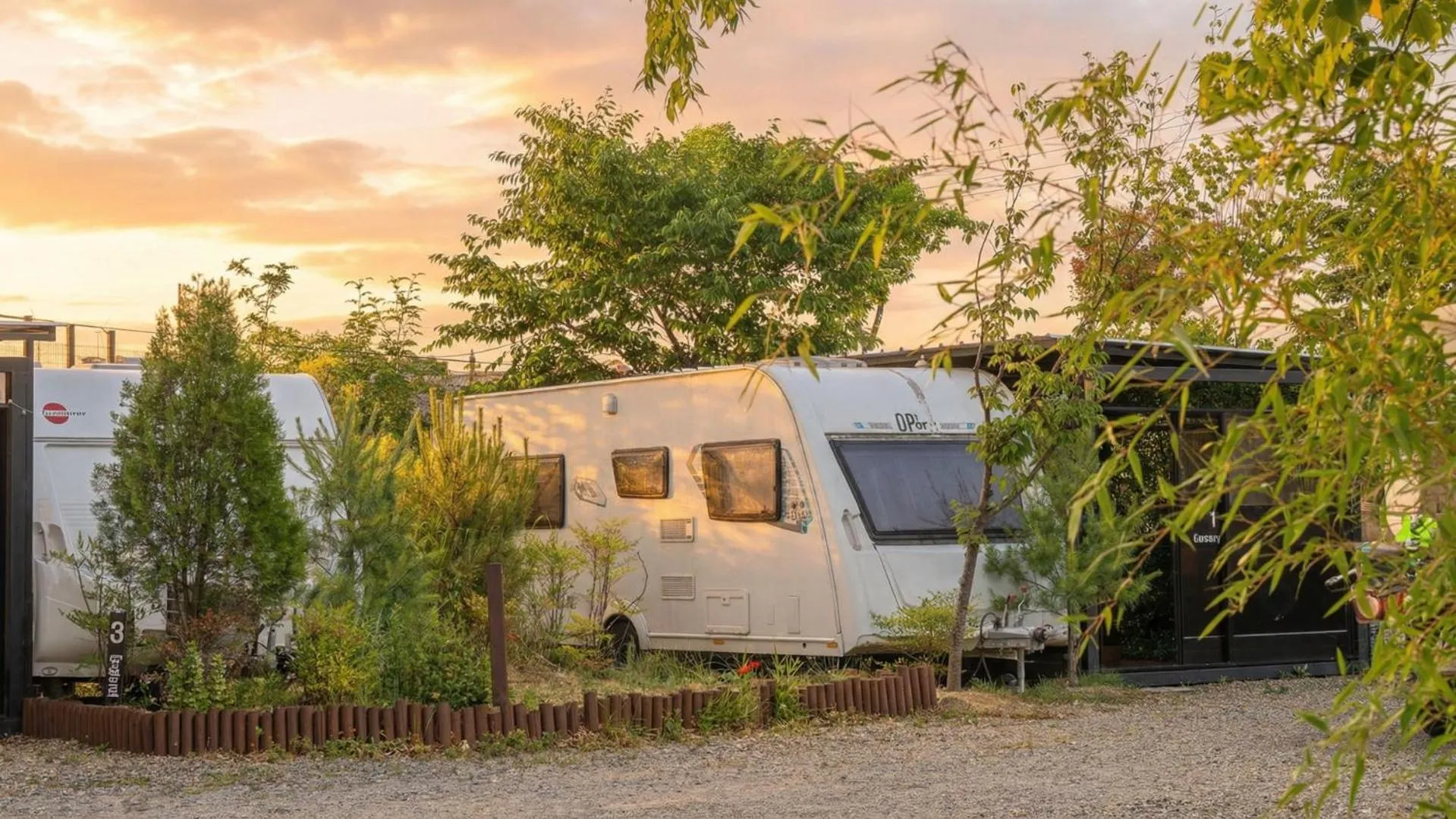 Property building in gyeongju yongcheonsu caravan