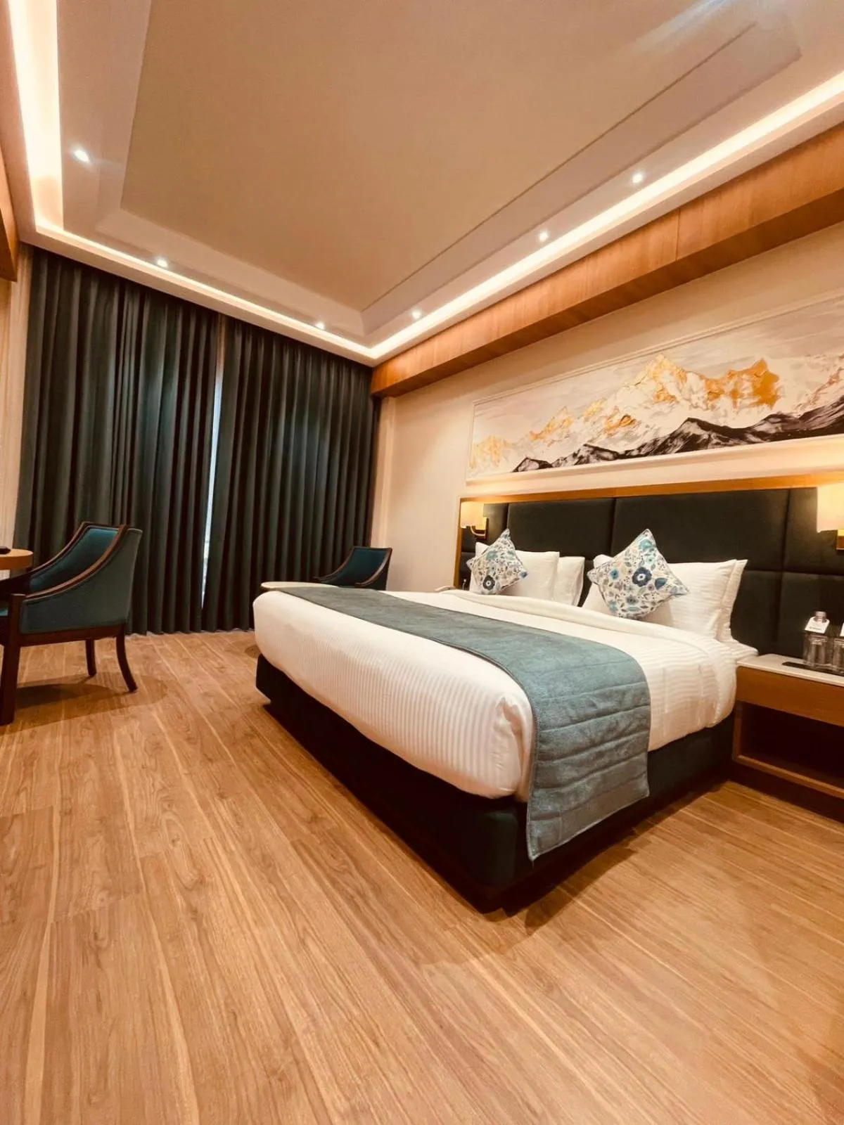 Bedroom, Bed in Regenta Place Dalhousie Just 500 Meters Walkable from Mall Road