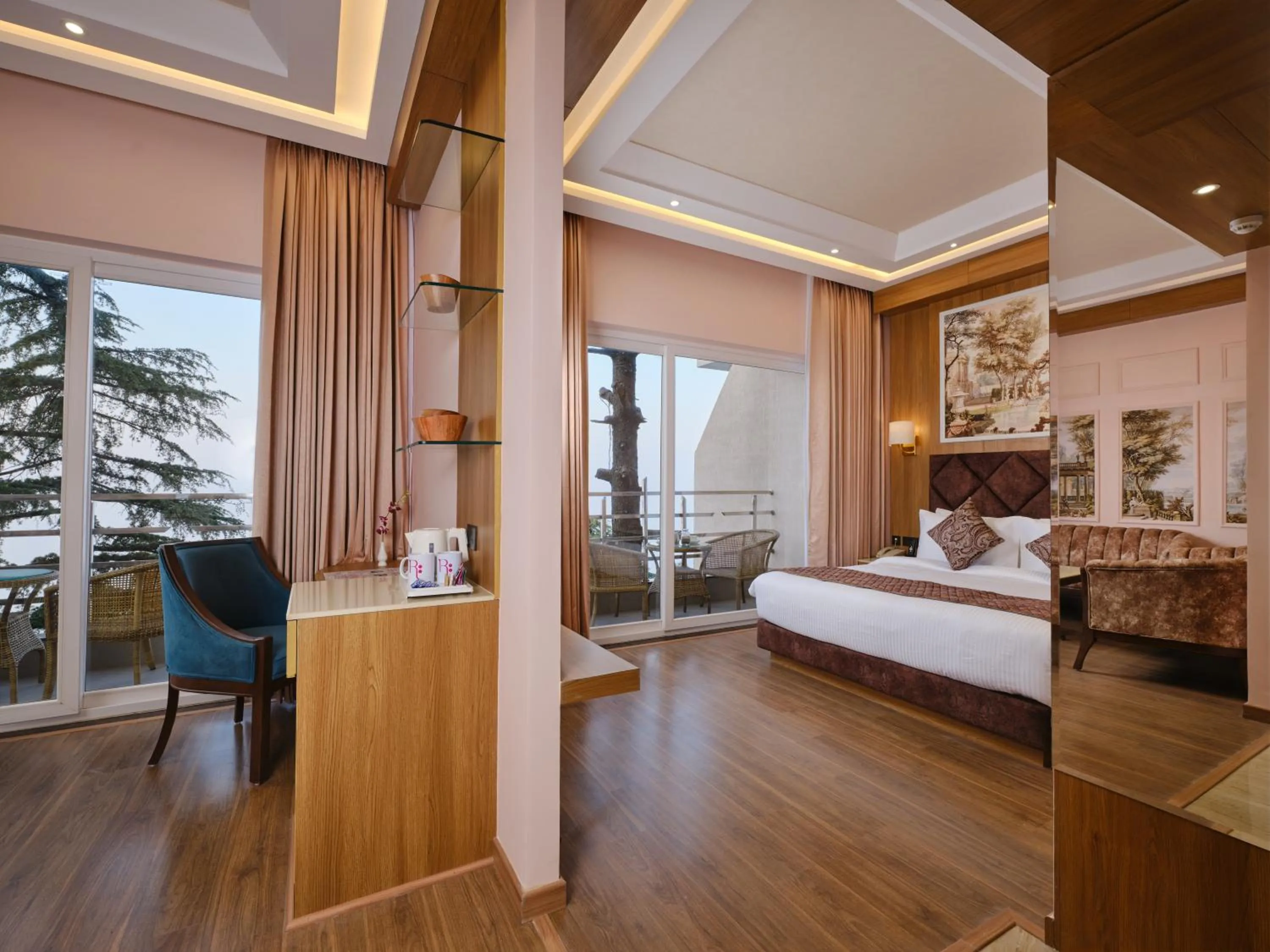 Bedroom, Bed in Regenta Place Dalhousie Just 500 Meters Walkable from Mall Road