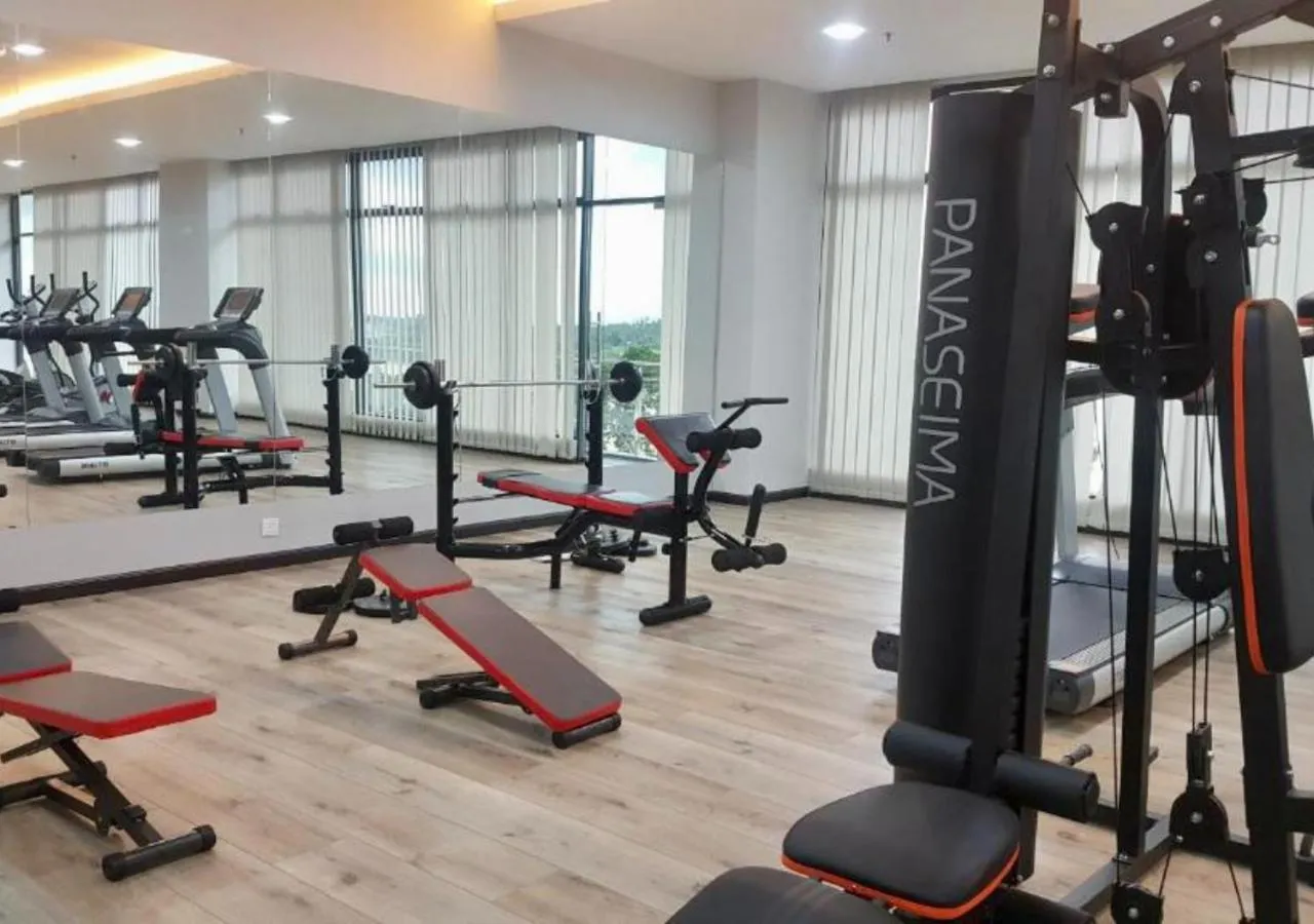Fitness centre/facilities in RiverView 8PAX 2BR in KBtown Wi-Fi, A-1-7