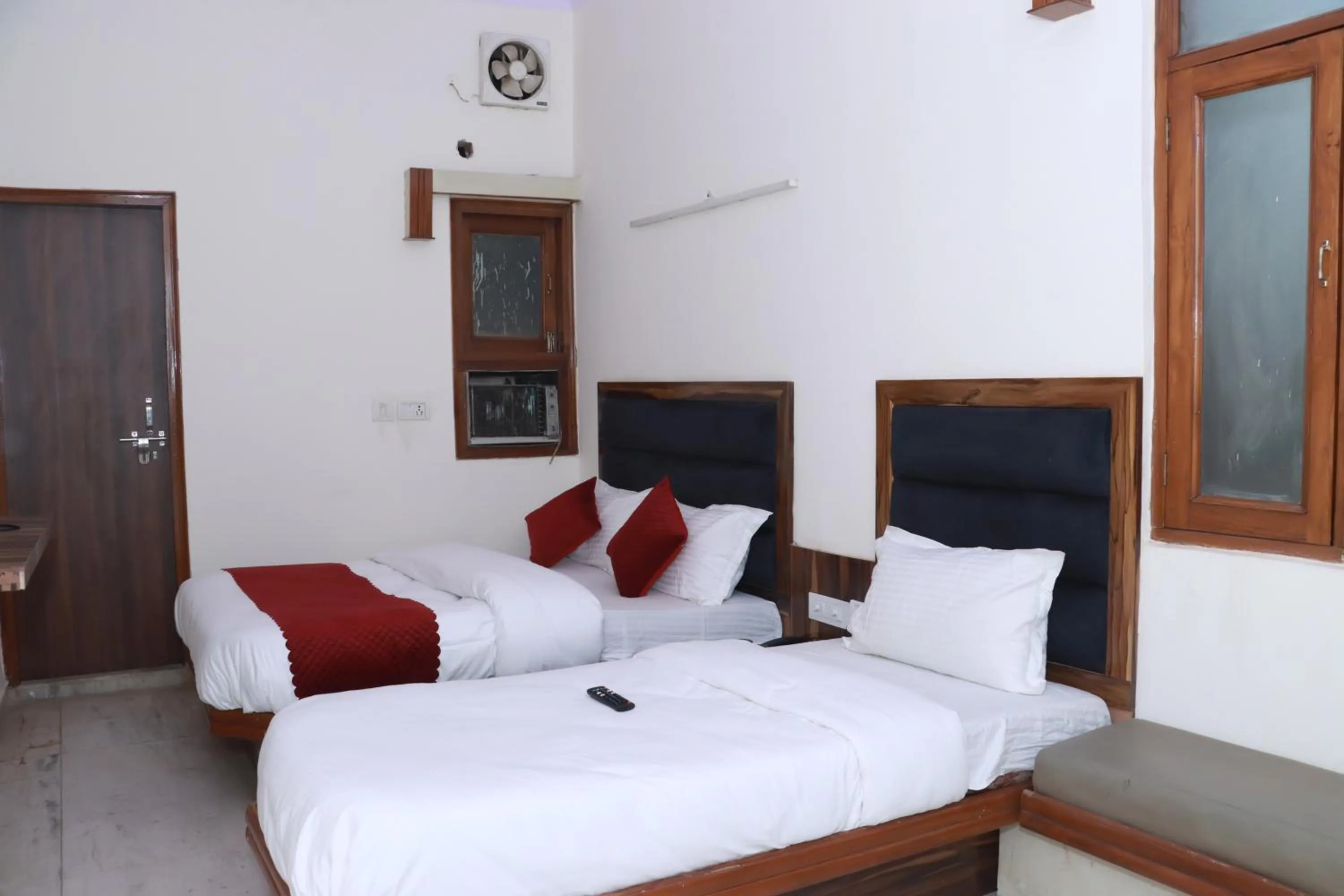 Bed in Hotel Gush At New Delhi Railway Station