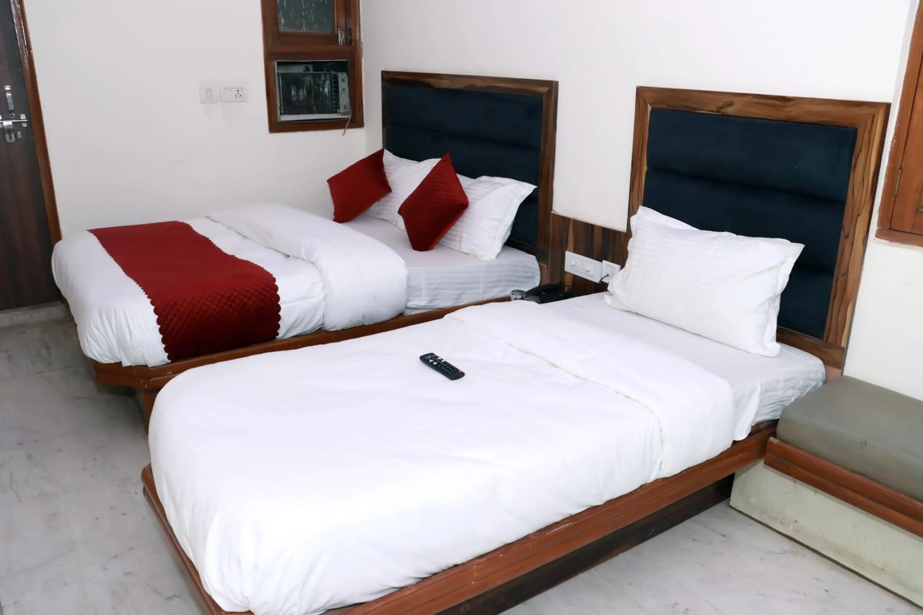 Bed in Hotel Gush At New Delhi Railway Station