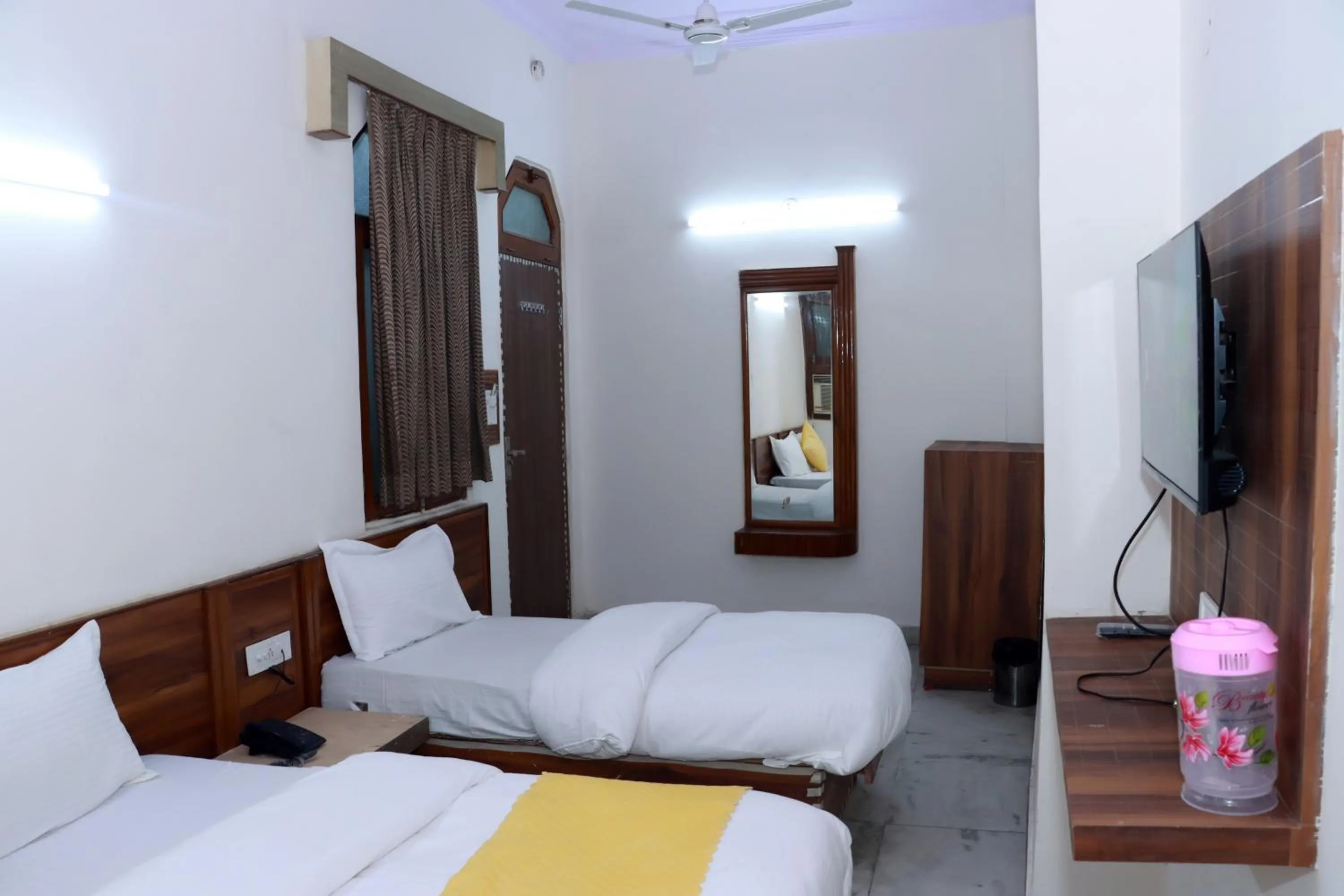 Bed in Hotel Gush At New Delhi Railway Station