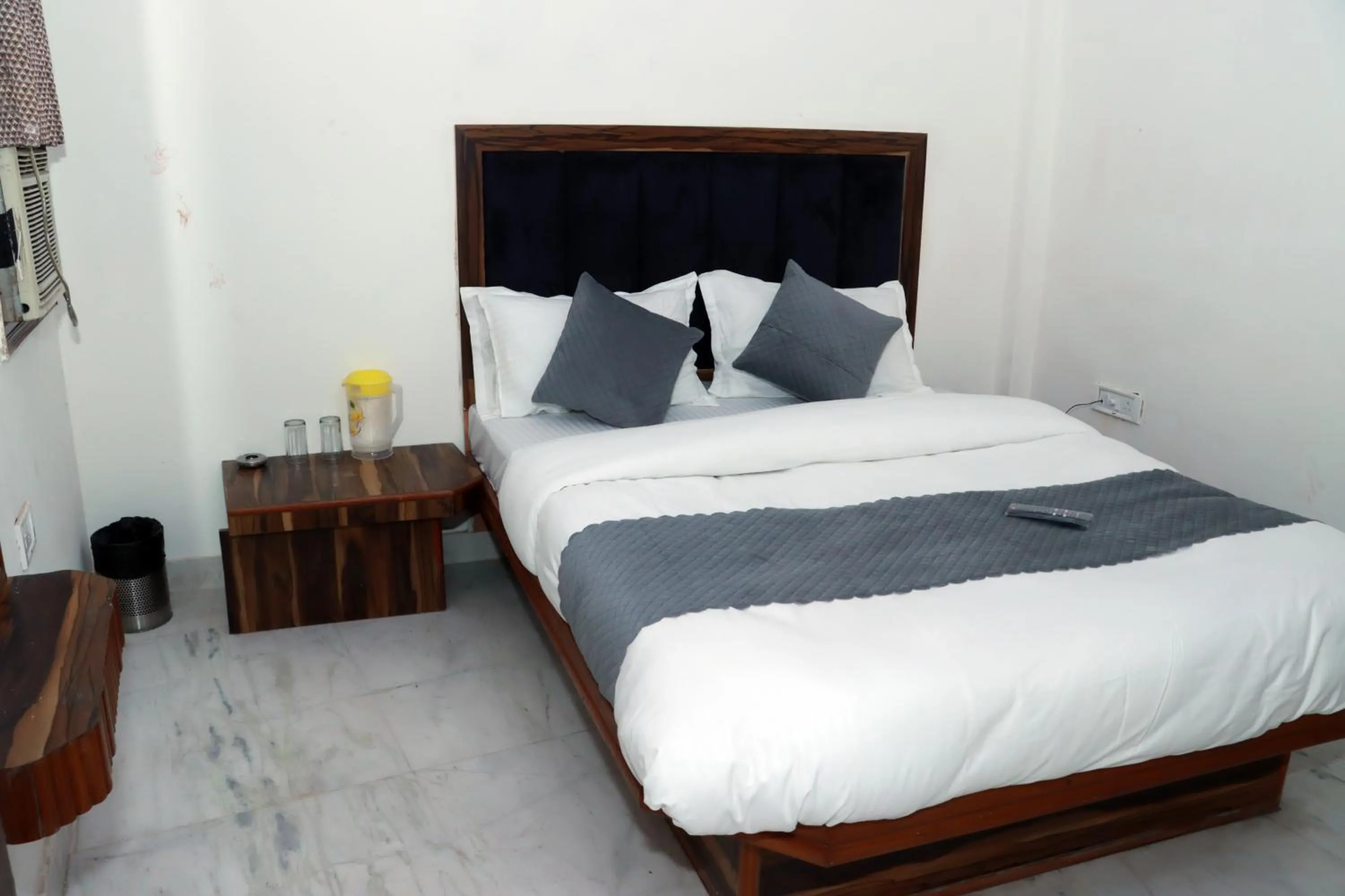 Bed in Hotel Gush At New Delhi Railway Station