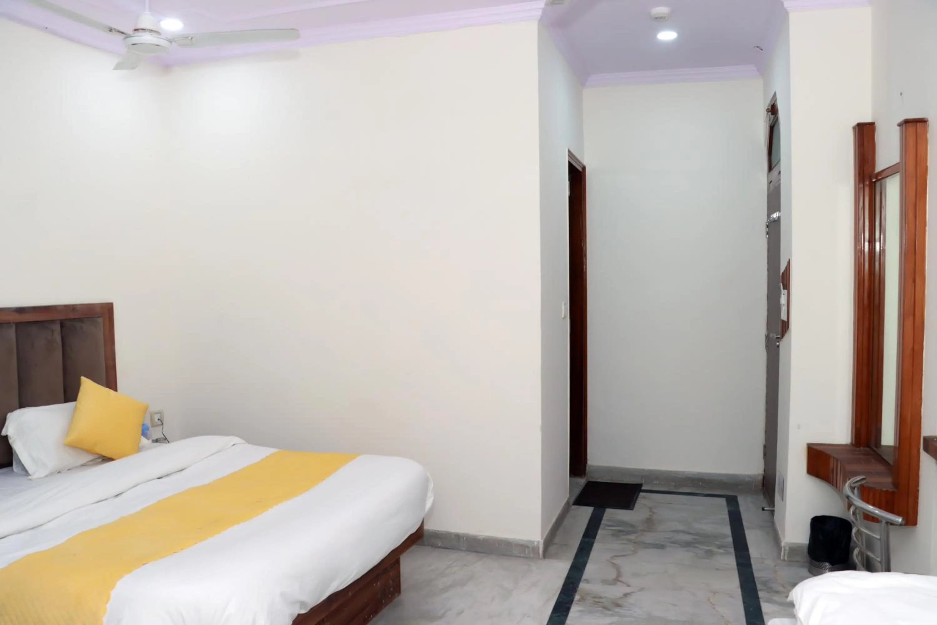 Bed in Hotel Gush At New Delhi Railway Station