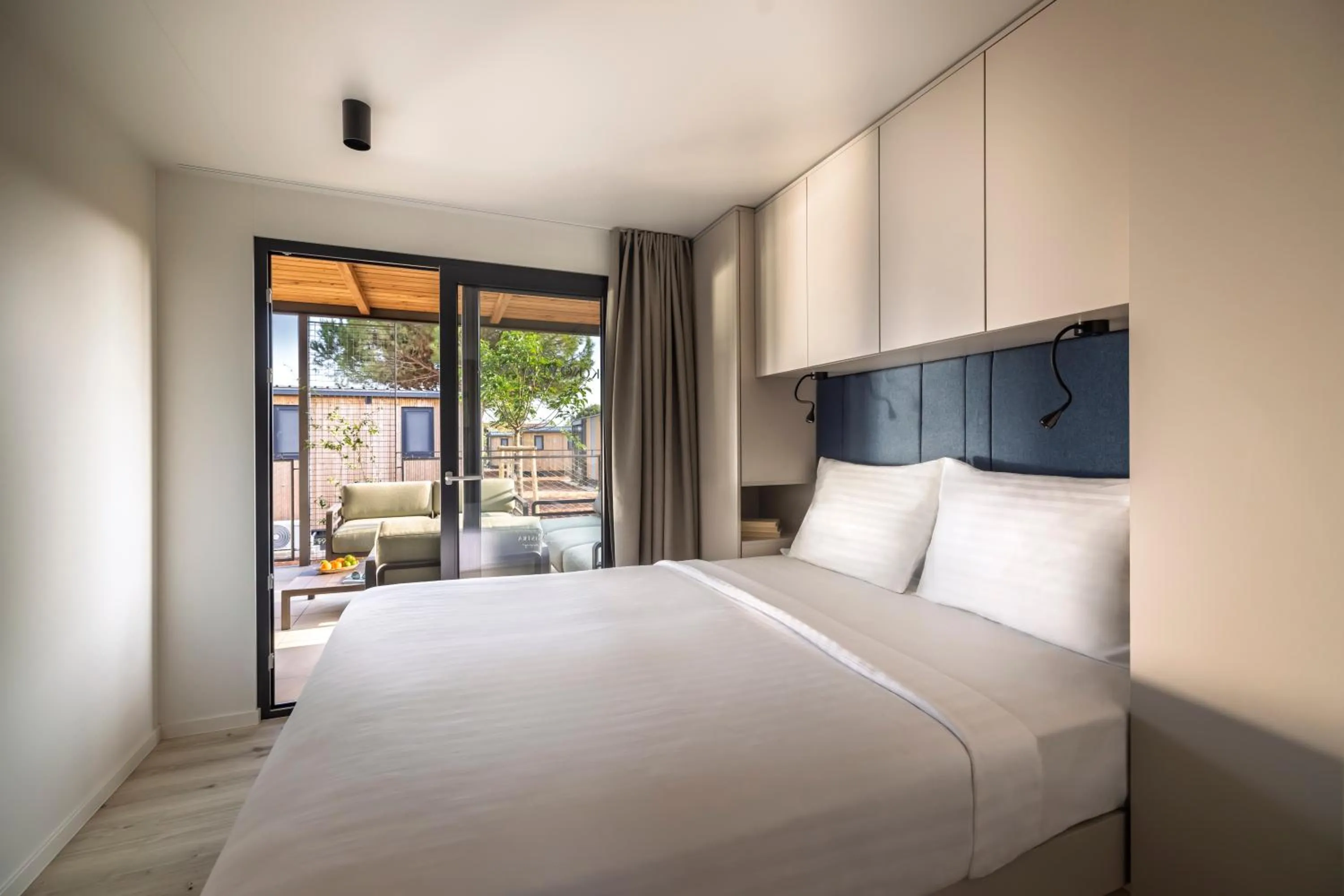 Bedroom, Bed in Maistra Camping Koversada Covered Mobile homes