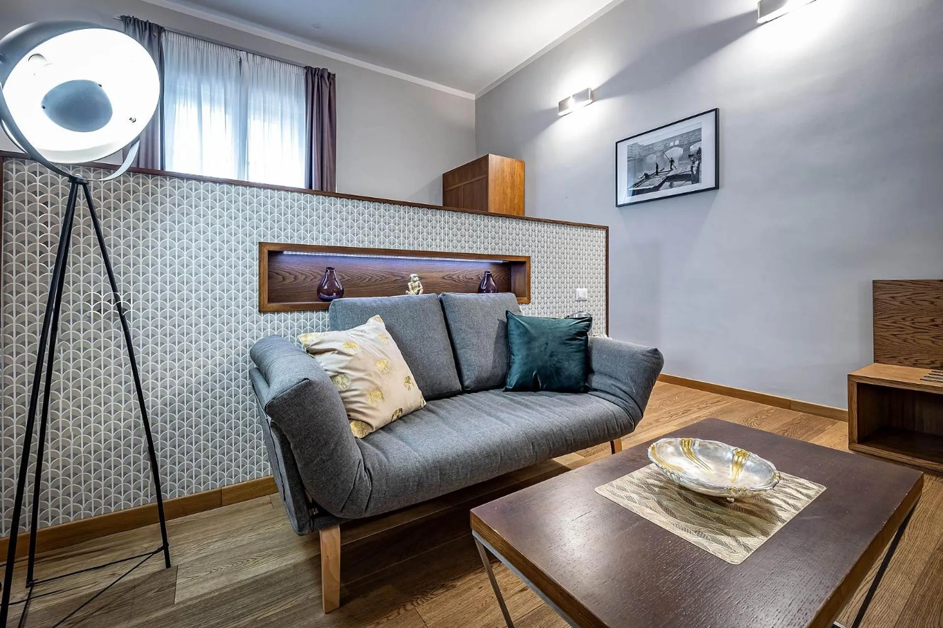 Living room in Antico Centro Suite