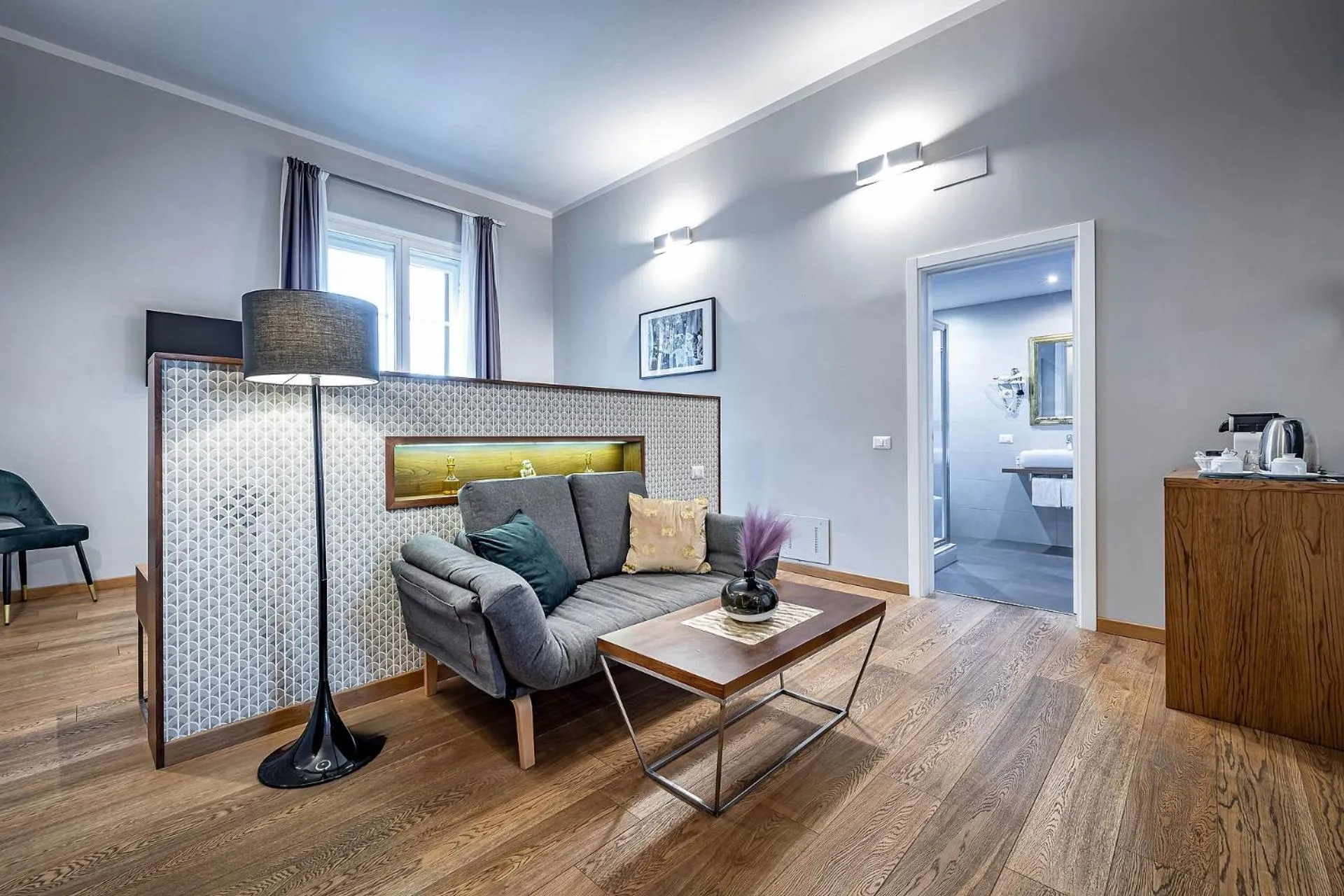 Living room in Antico Centro Suite