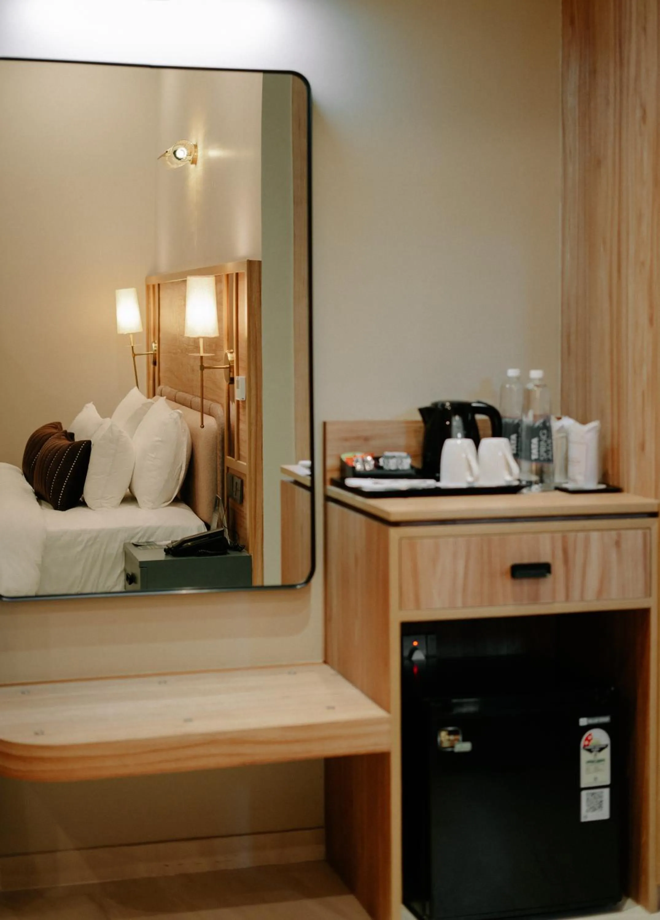 Coffee/tea facilities, Bed in Villasita Resort