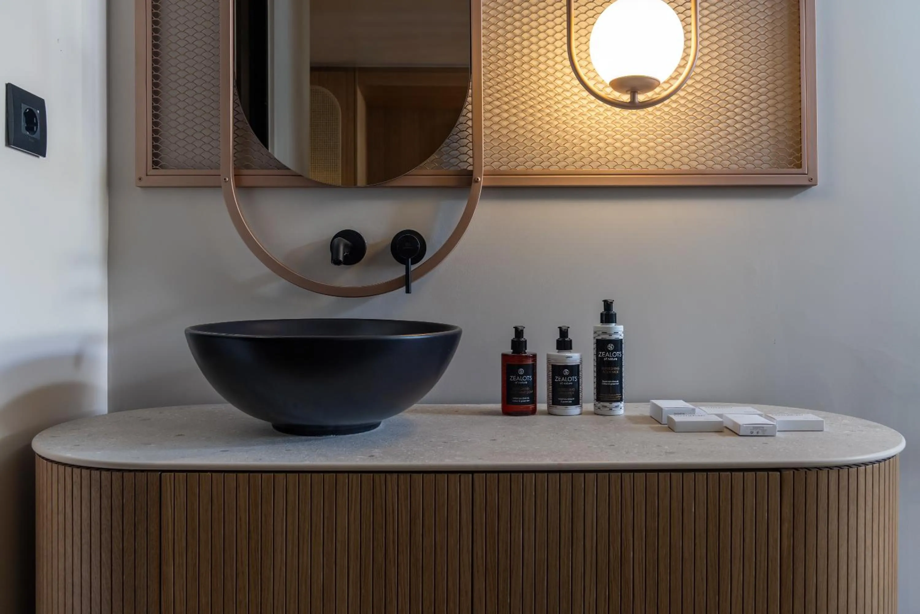 Bathroom in Castello Boutique Suites by the sea - Adults Only