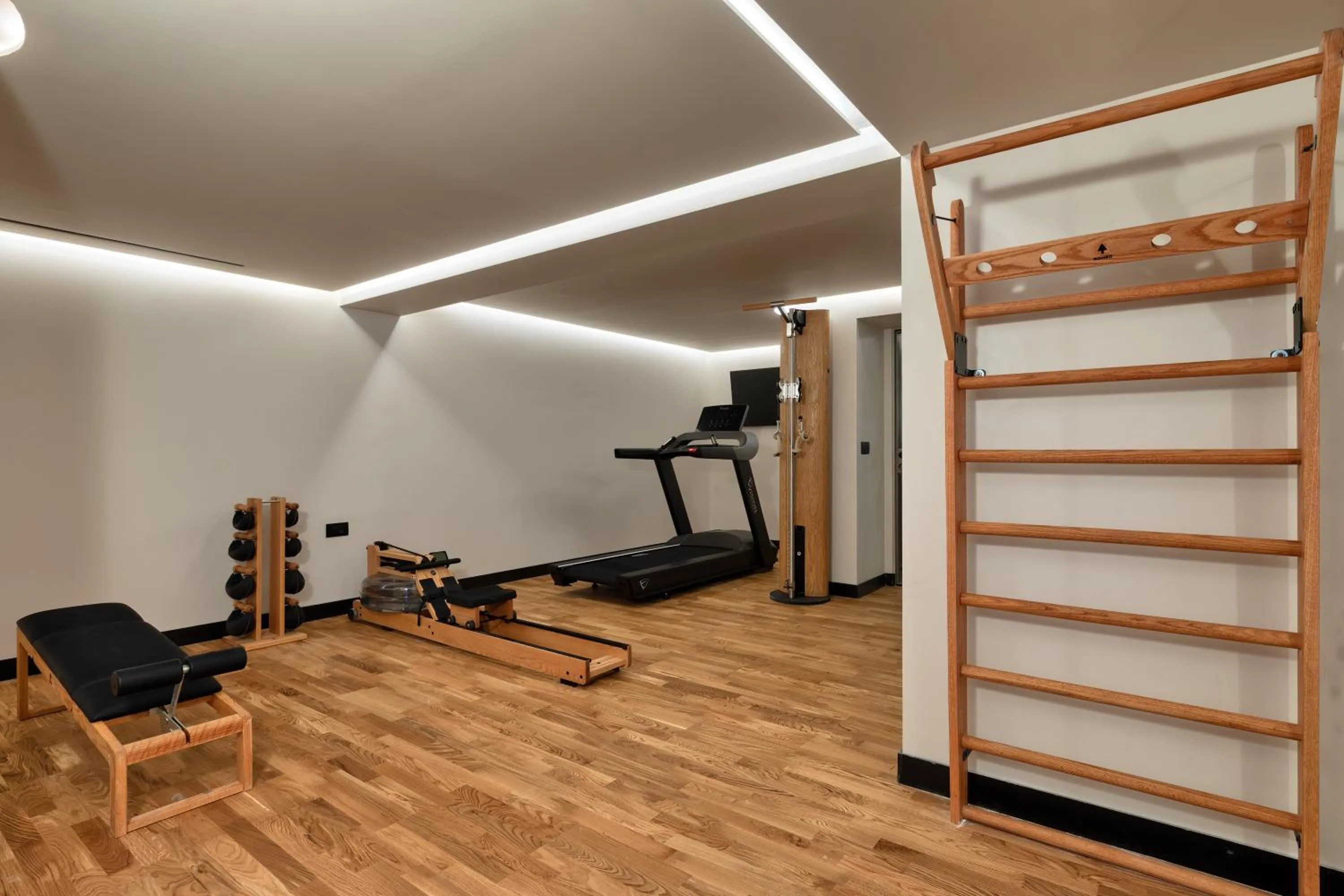 Fitness centre/facilities in Castello Boutique Suites by the sea - Adults Only