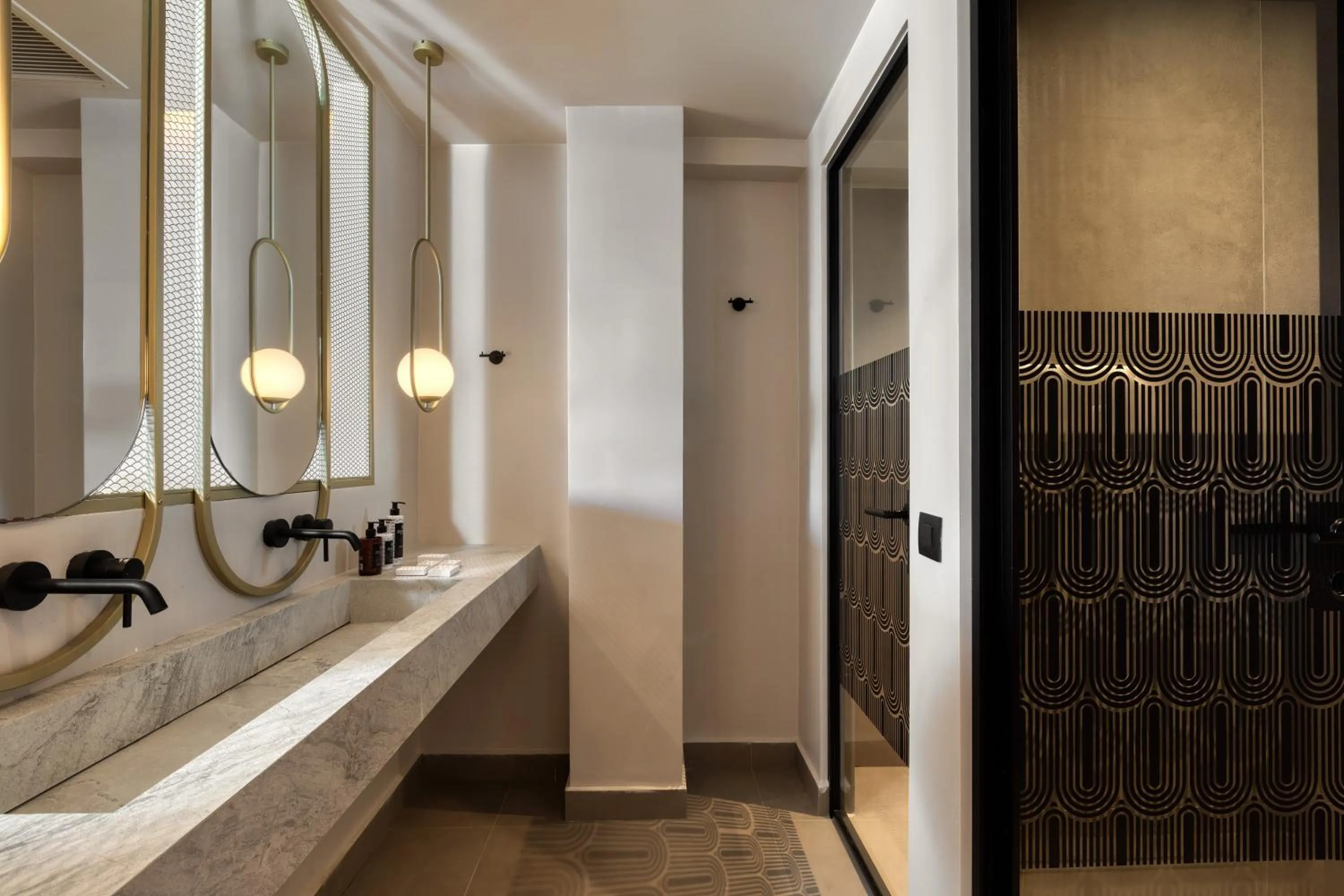 Shower in Castello Boutique Suites by the sea - Adults Only