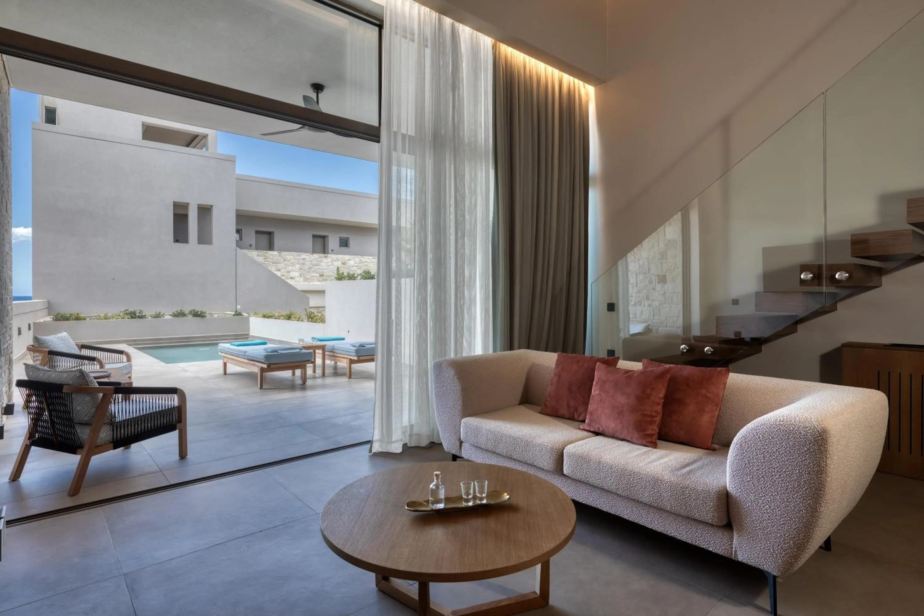 Seating area in Castello Boutique Suites by the sea - Adults Only