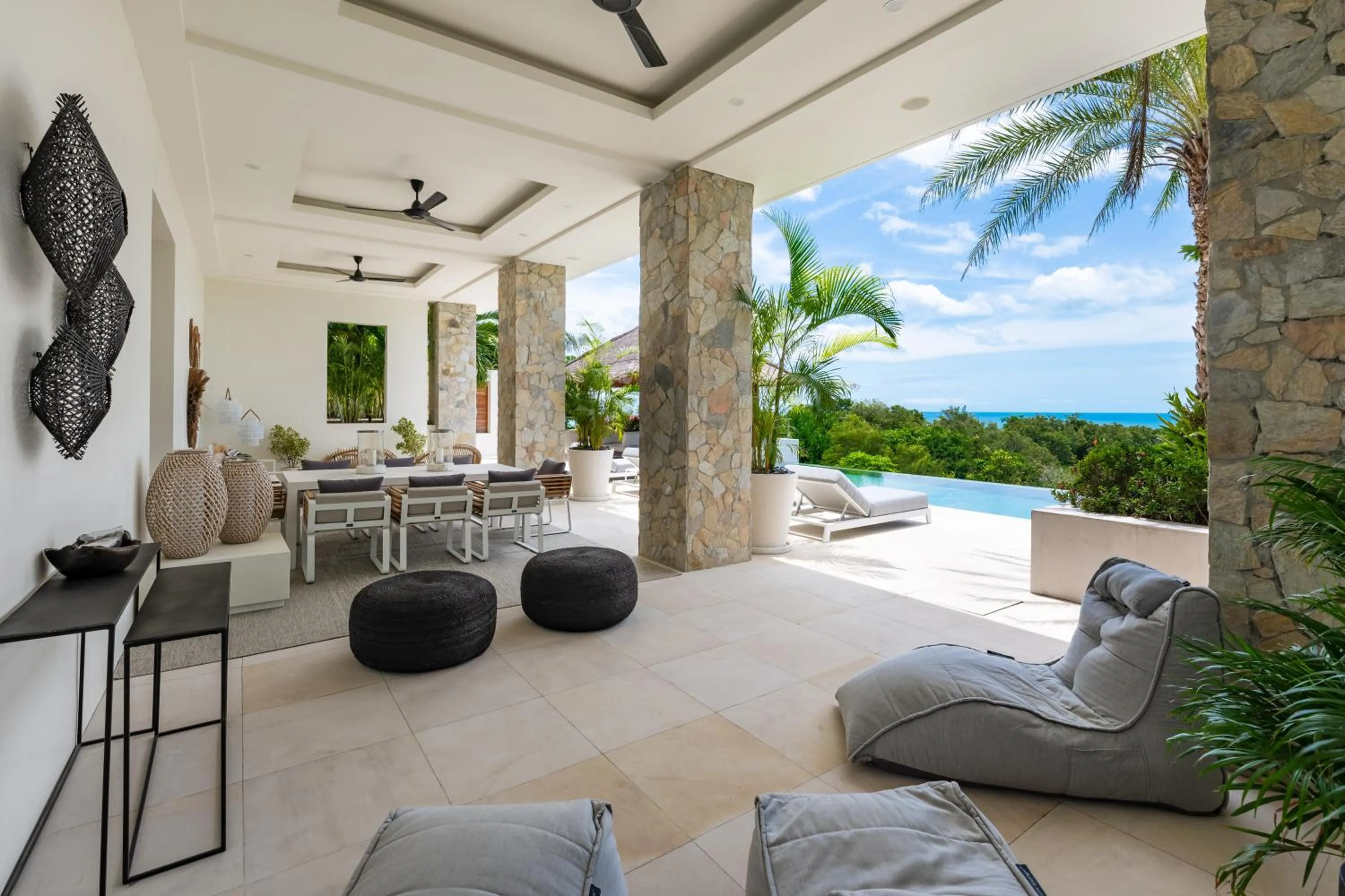 Villa Kohia, stunning sea views, breakfast, serviced daily, private dining service on request, North Chaweng