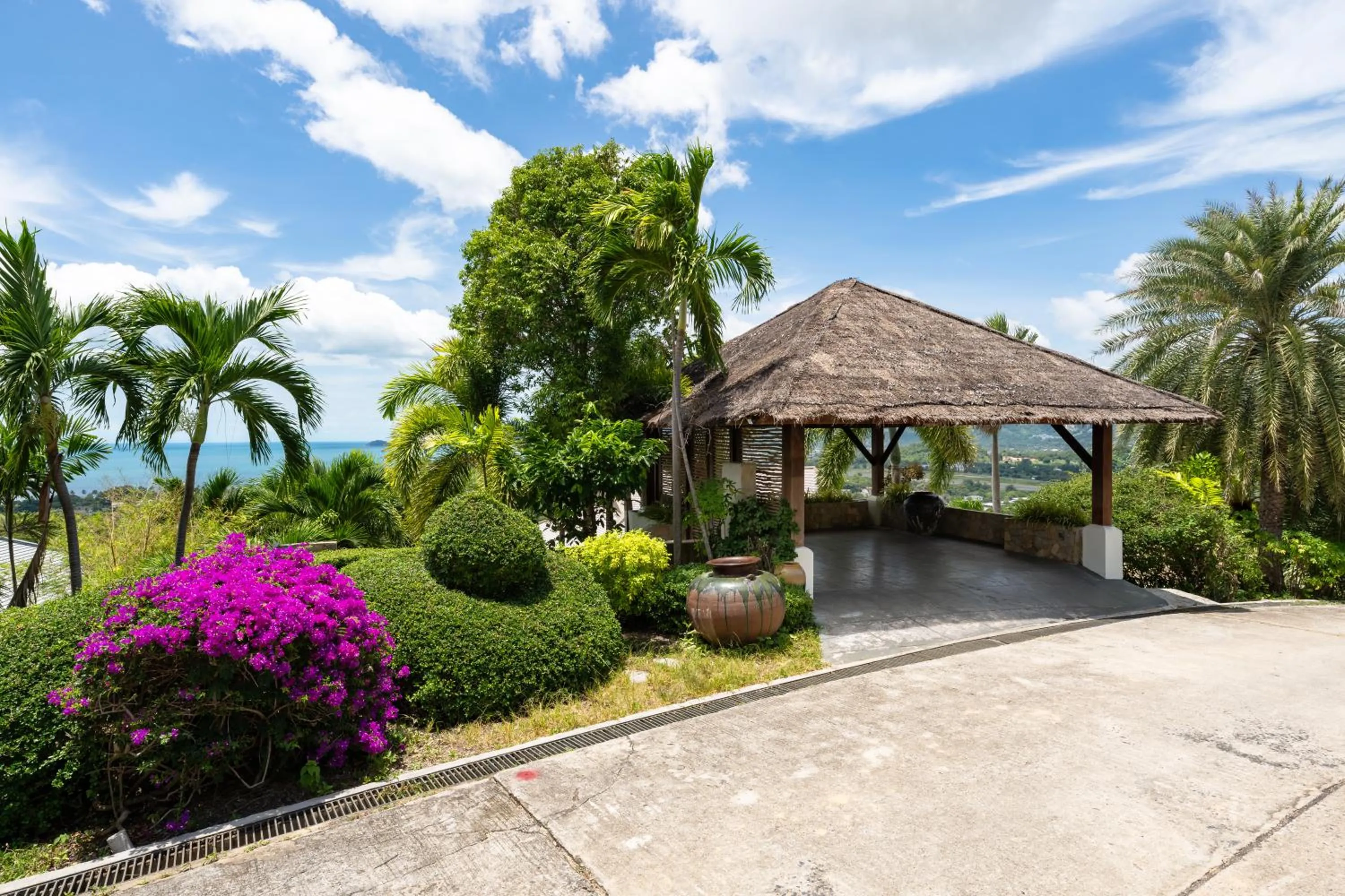 Day in Villa Kohia, stunning sea views, breakfast, serviced daily, private dining service on request, North Chaweng