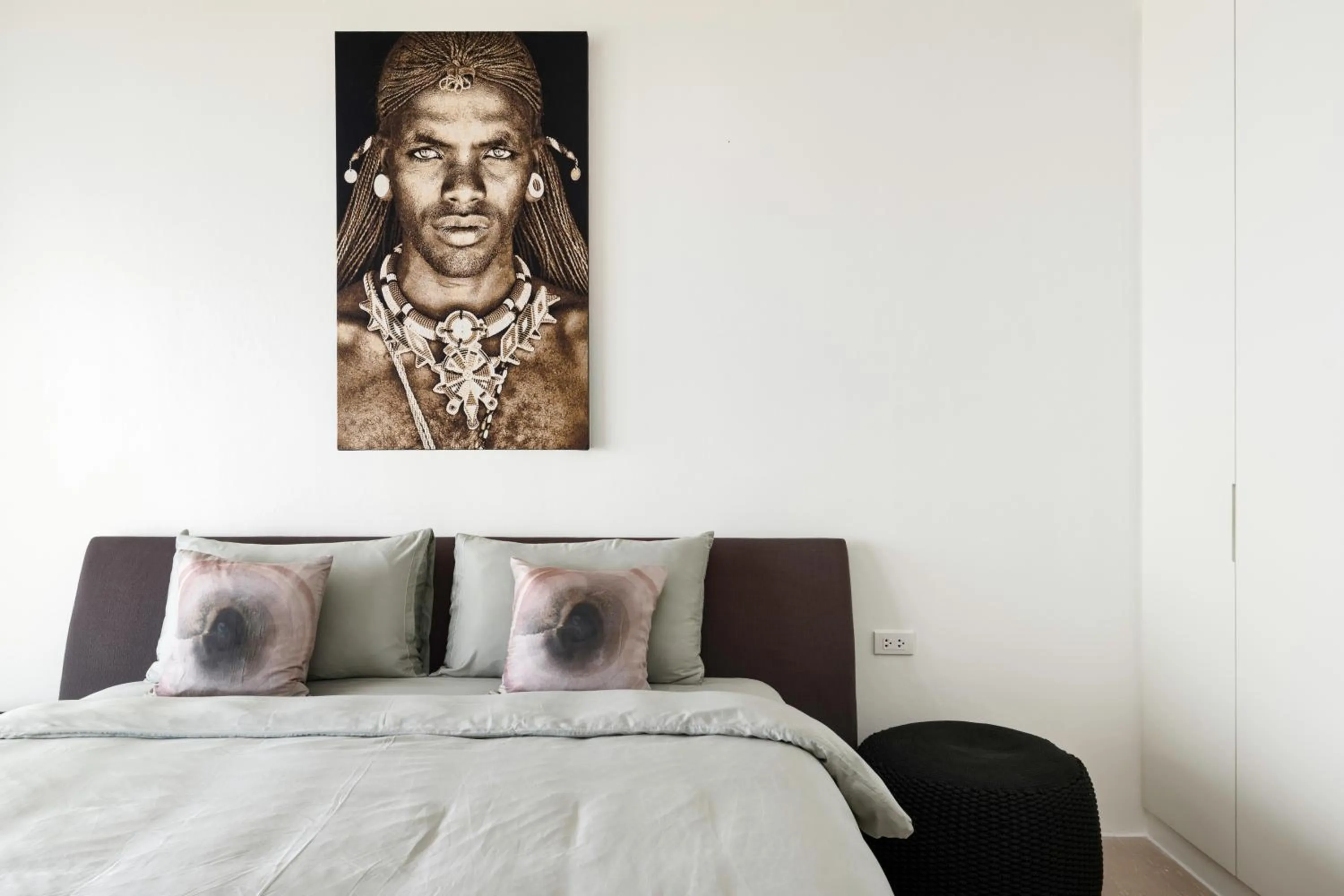 Bed in Villa Kohia, stunning sea views, breakfast, serviced daily, private dining service on request, North Chaweng