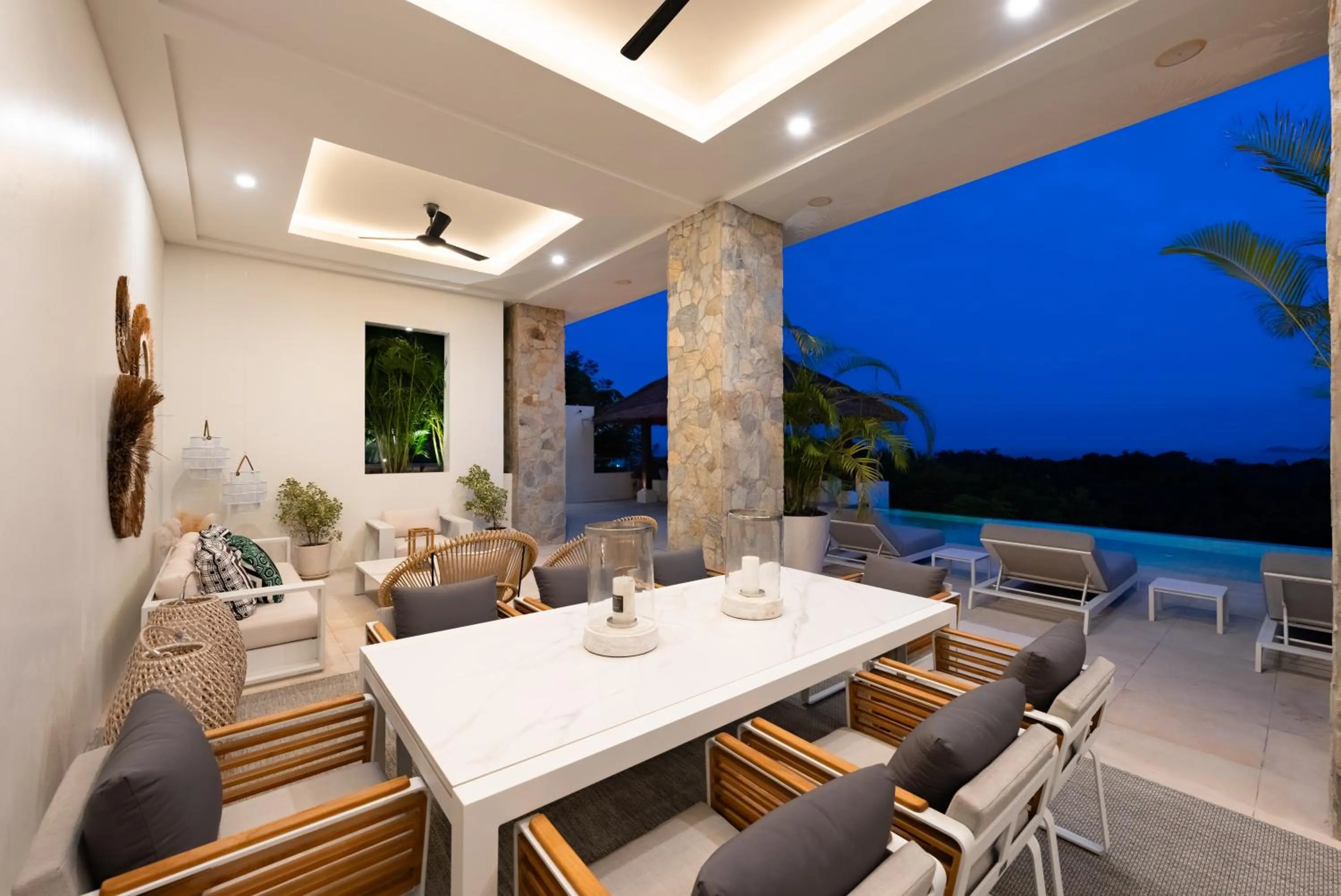 View (from property/room) in Villa Kohia, stunning sea views, breakfast, serviced daily, private dining service on request, North Chaweng