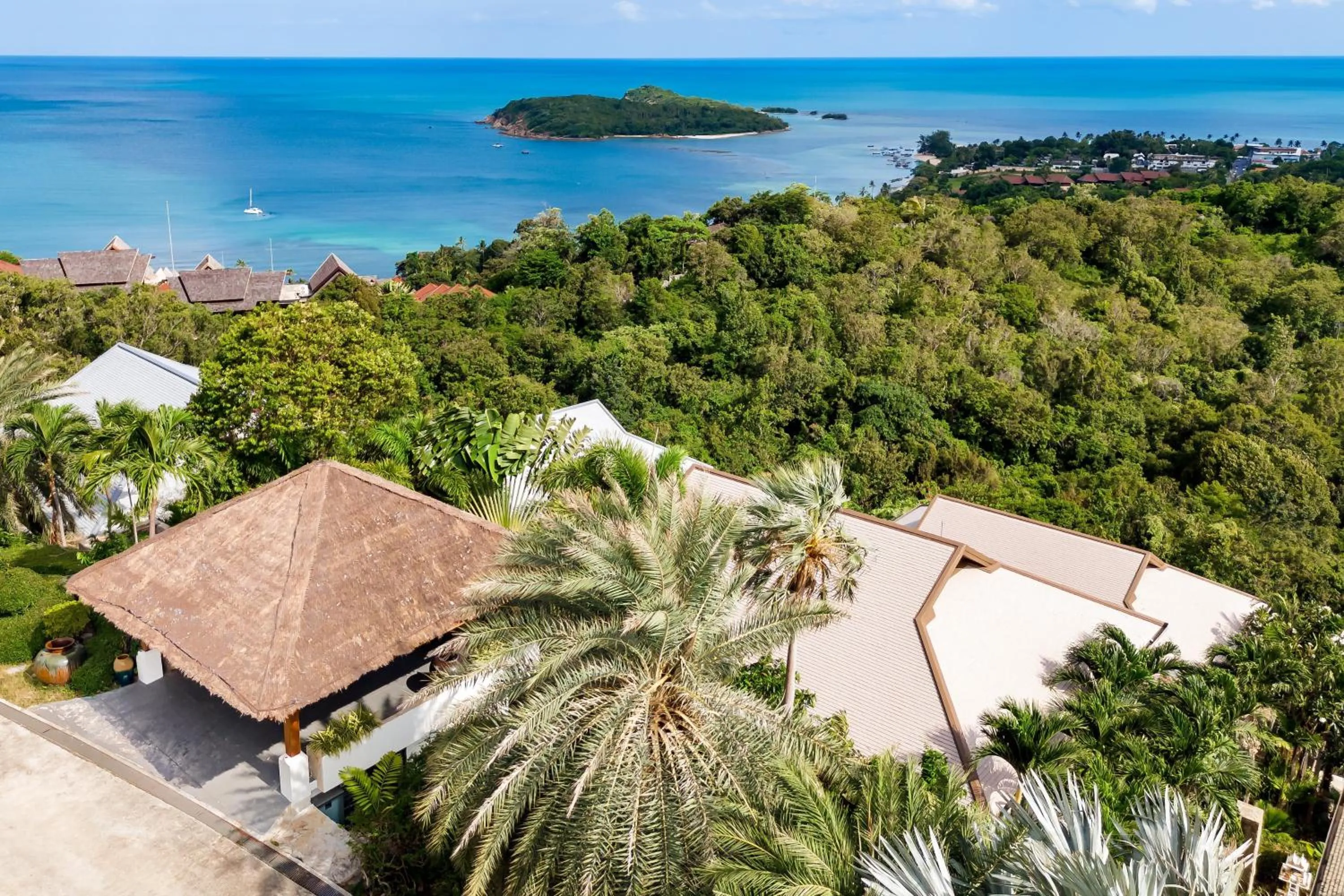 Villa Kohia, stunning sea views, breakfast, serviced daily, private dining service on request, North Chaweng