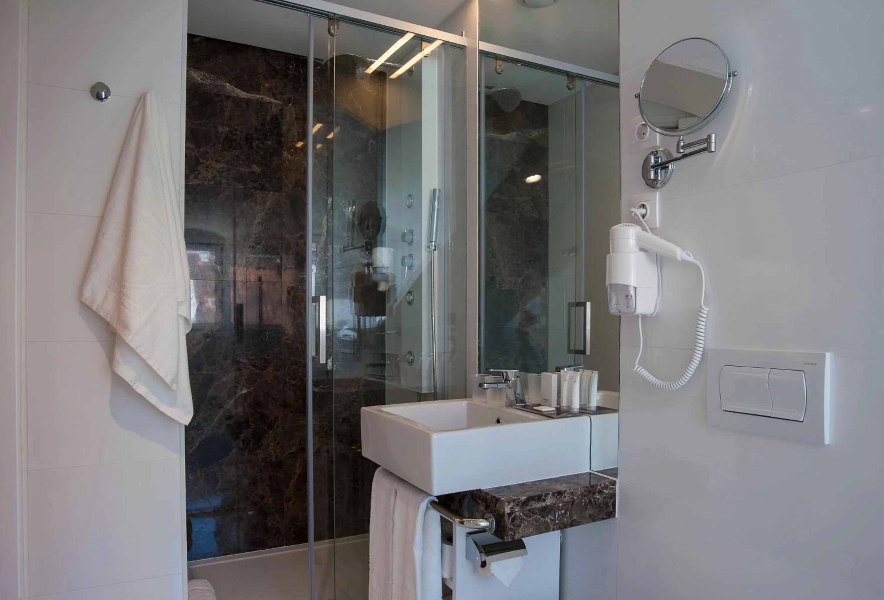 Bathroom in The 7 Hotel, Suites, Studios & Apartments